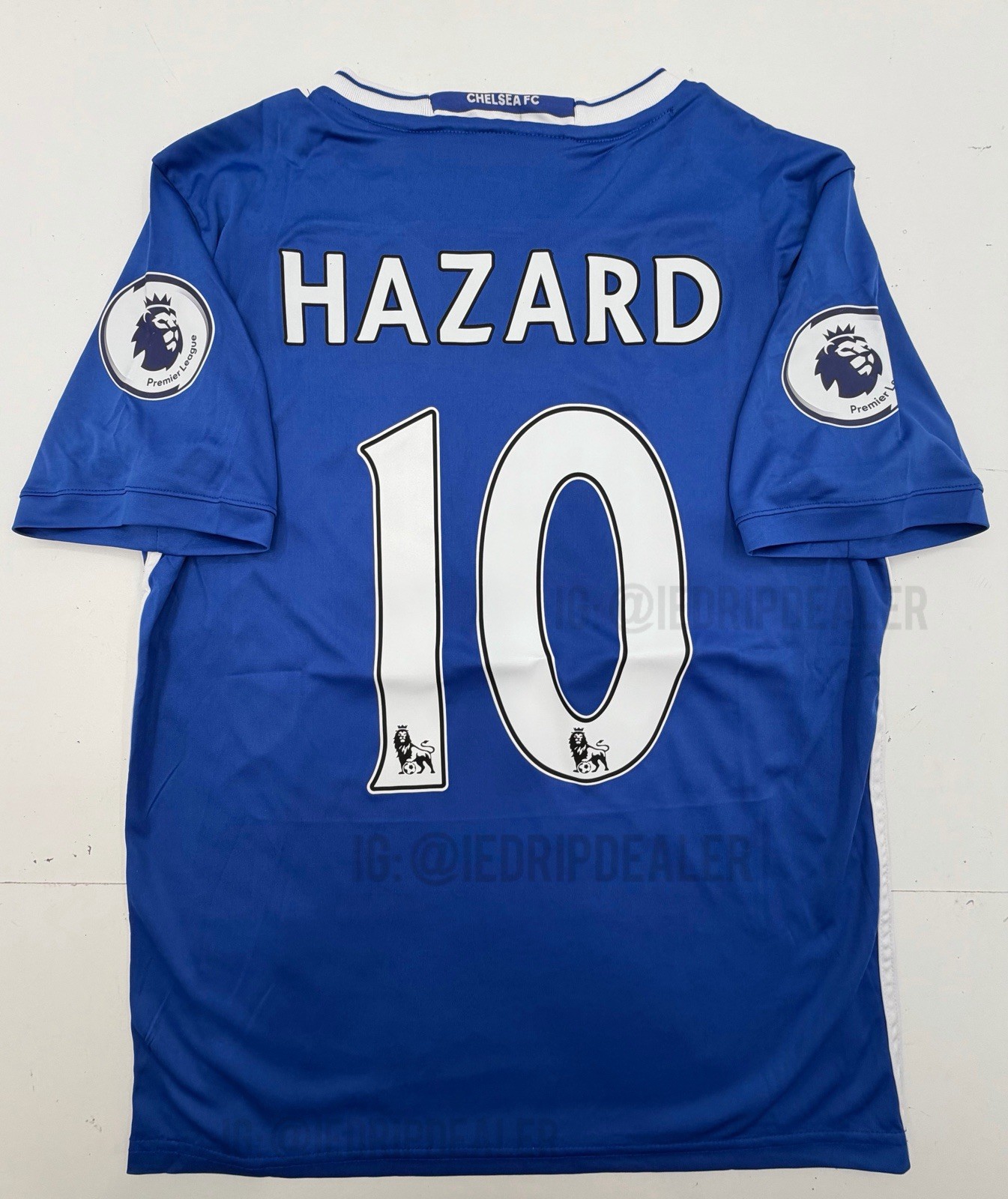 2016/17 Chelsea Retro Home Jersey Hazard #10 Vintage Iconic Blue