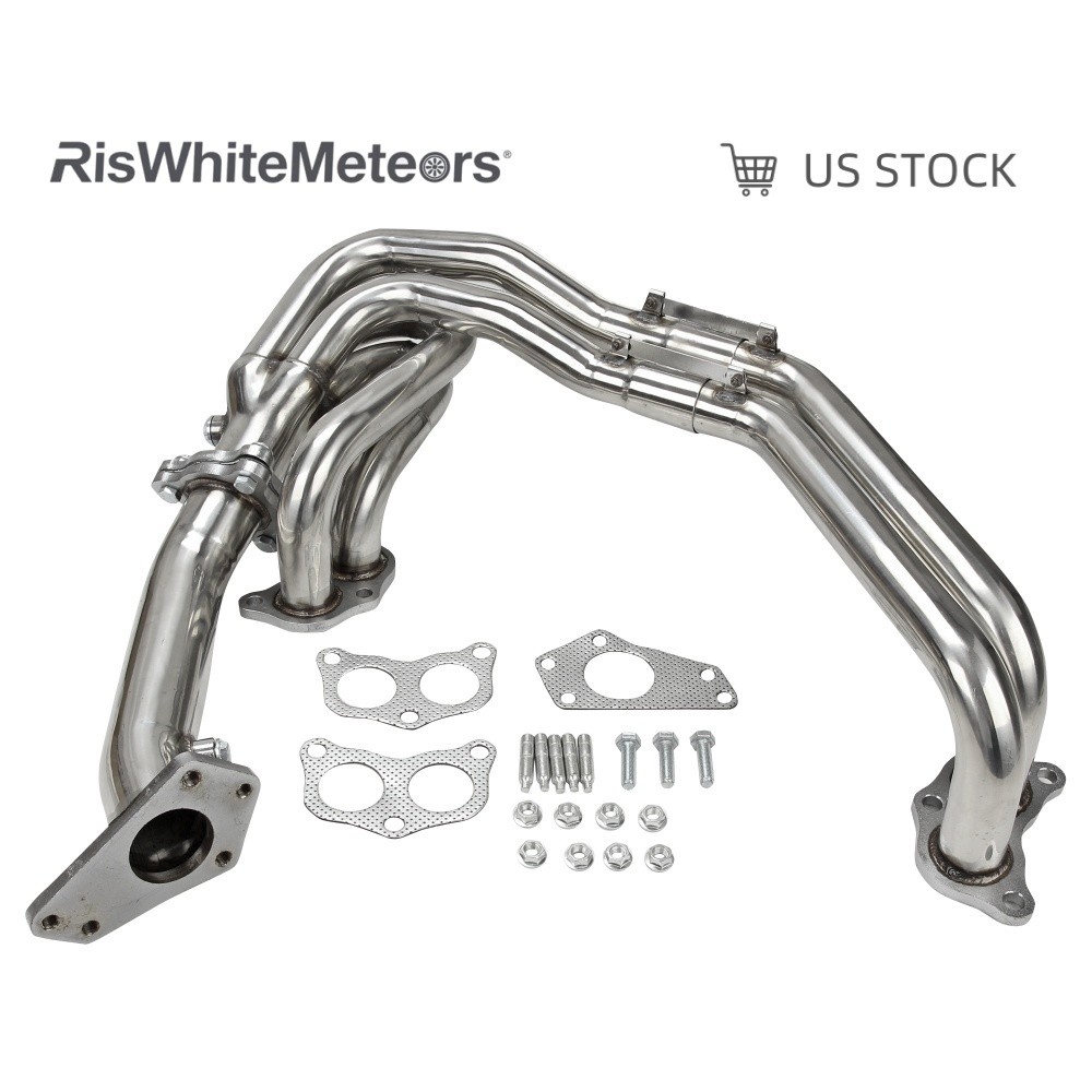 Performance Exhaust Manifold Set Compatible with 02-06 Subaru WRX /STI EJ205/255