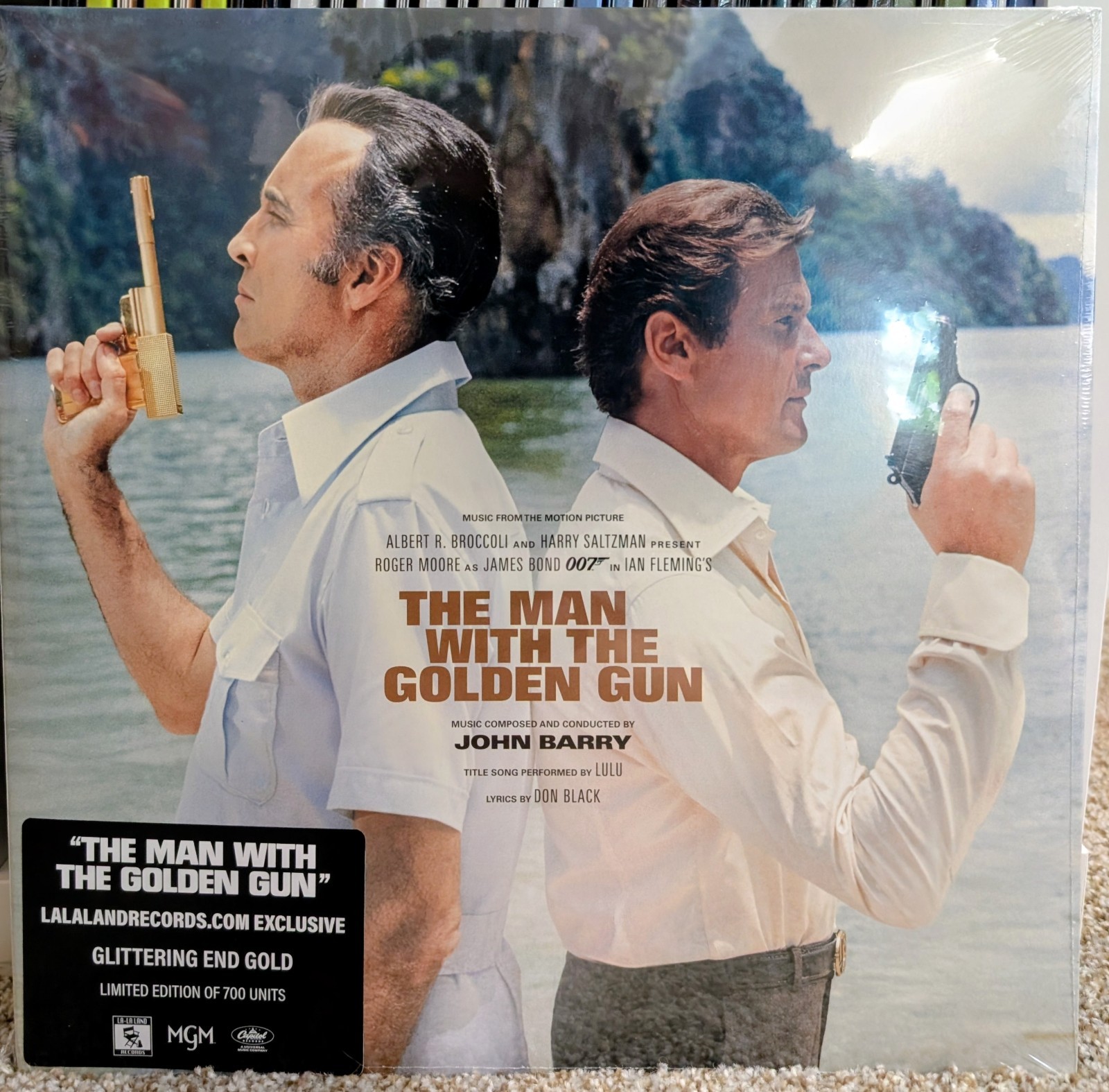 The Man With The Golden Gun 2-Vinyl La-La Land Records Soundtrack James Bond Ltd