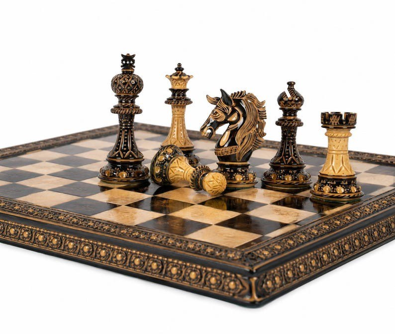 Luxury Staunton Chess pieces Set 4.5\