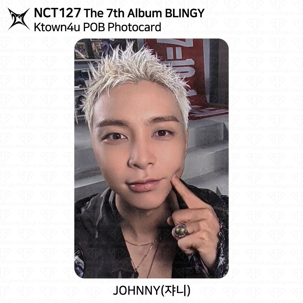 NCT 127 The 7th Album BLINGY Ktown4u POB Photocard NCT 127 The 7th Album BLINGY Ktown4u POB Photocard