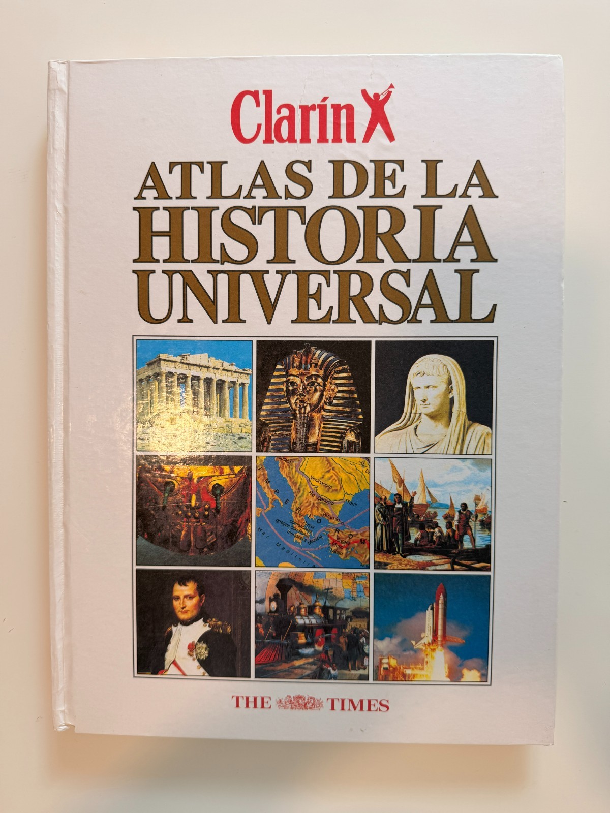 Clarín Atlas de la Historia Universal Spanish Hardcover w Timeline Posters