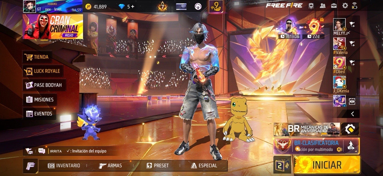 Free Fire In-Game Item Account & Inventory Screenshots (Free Fire) Free Fire In-Game Item Account & Inventory Screenshots (Free Fire)