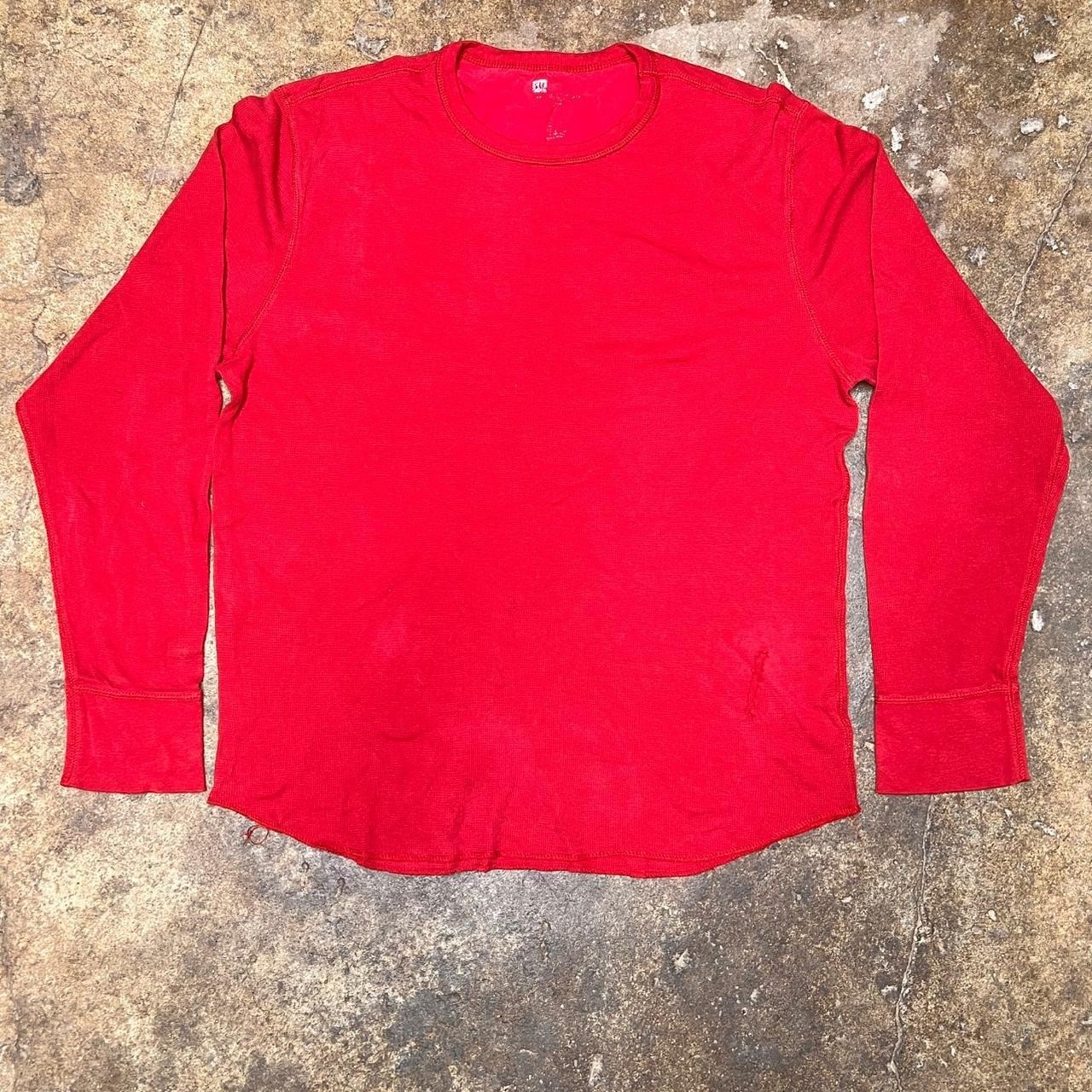 Sweet Vintage red Gap thermal y2k grunge