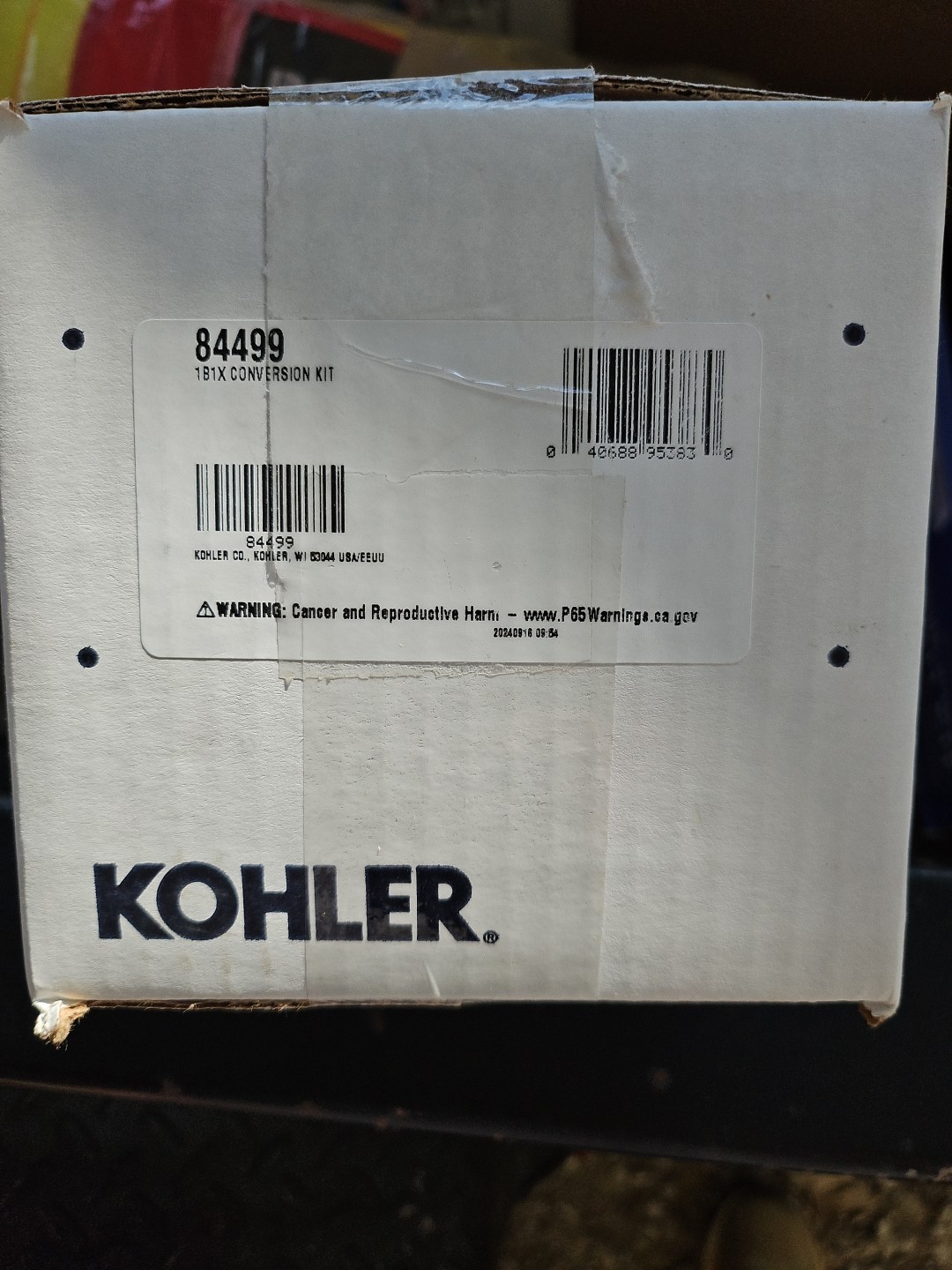Kohler 84499 1B1X Conversion Kit Kohler 84499 1B1X Conversion Kit