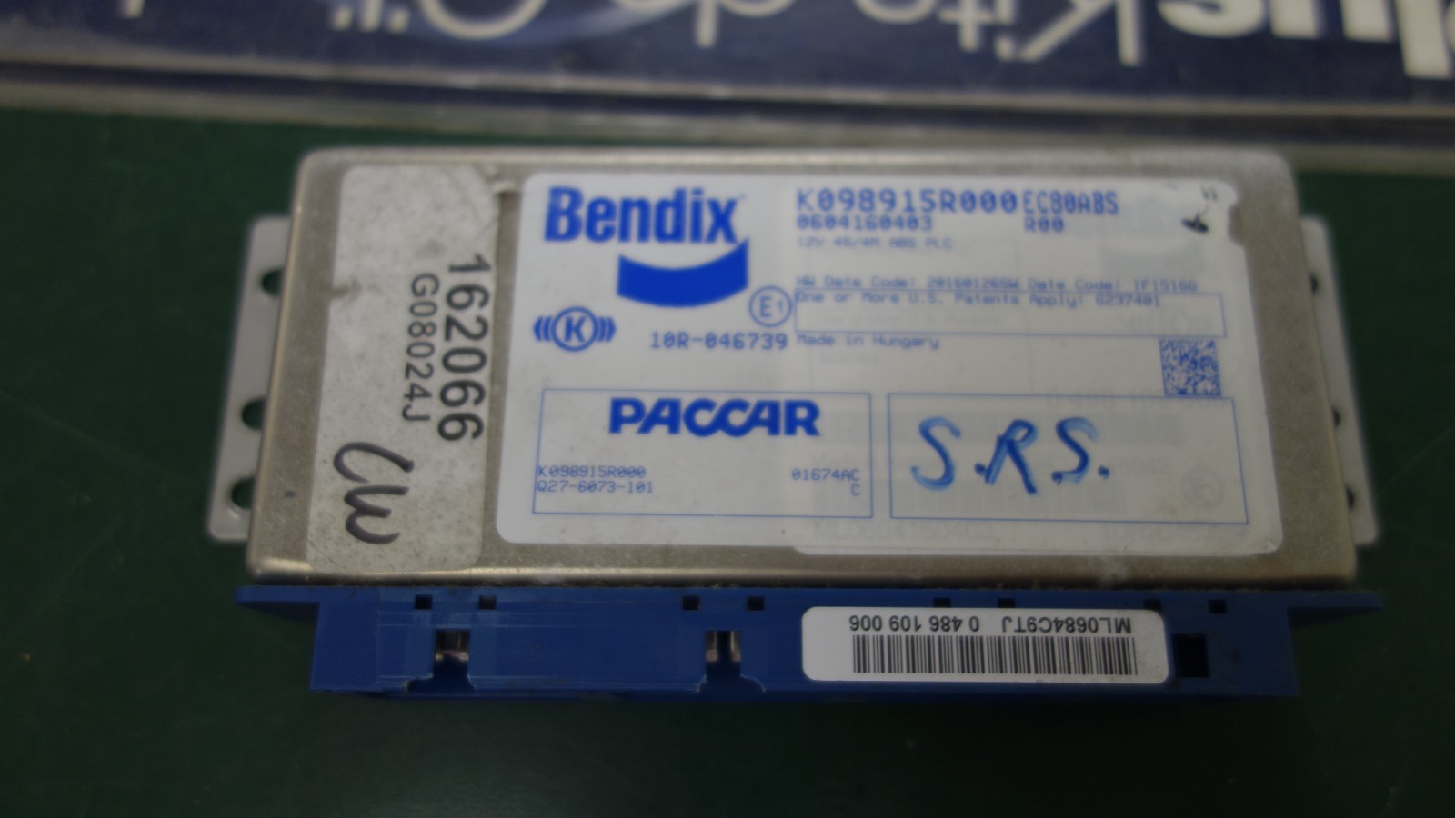 PACCAR BENDIX COMPUTER Q27 6073 101 PACCAR BENDIX COMPUTER Q27 6073 101