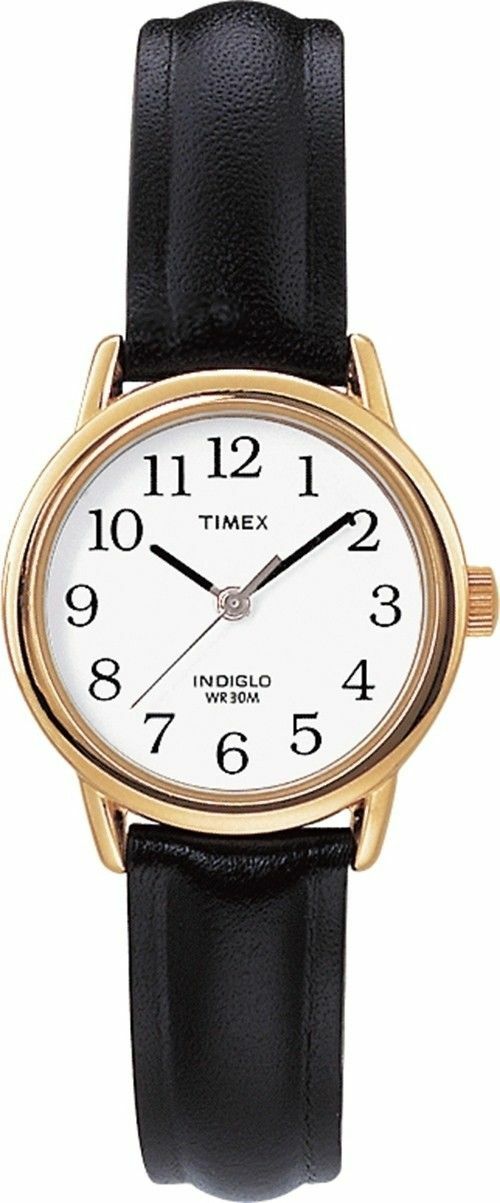 Timex T20433, Women\'s Easy Reader, Black Leather Watch, Indiglo, 25MM Case, NEW Timex T20433, Women\'s Easy Reader, Black Leather Watch, Indiglo, 25MM Case, NEW