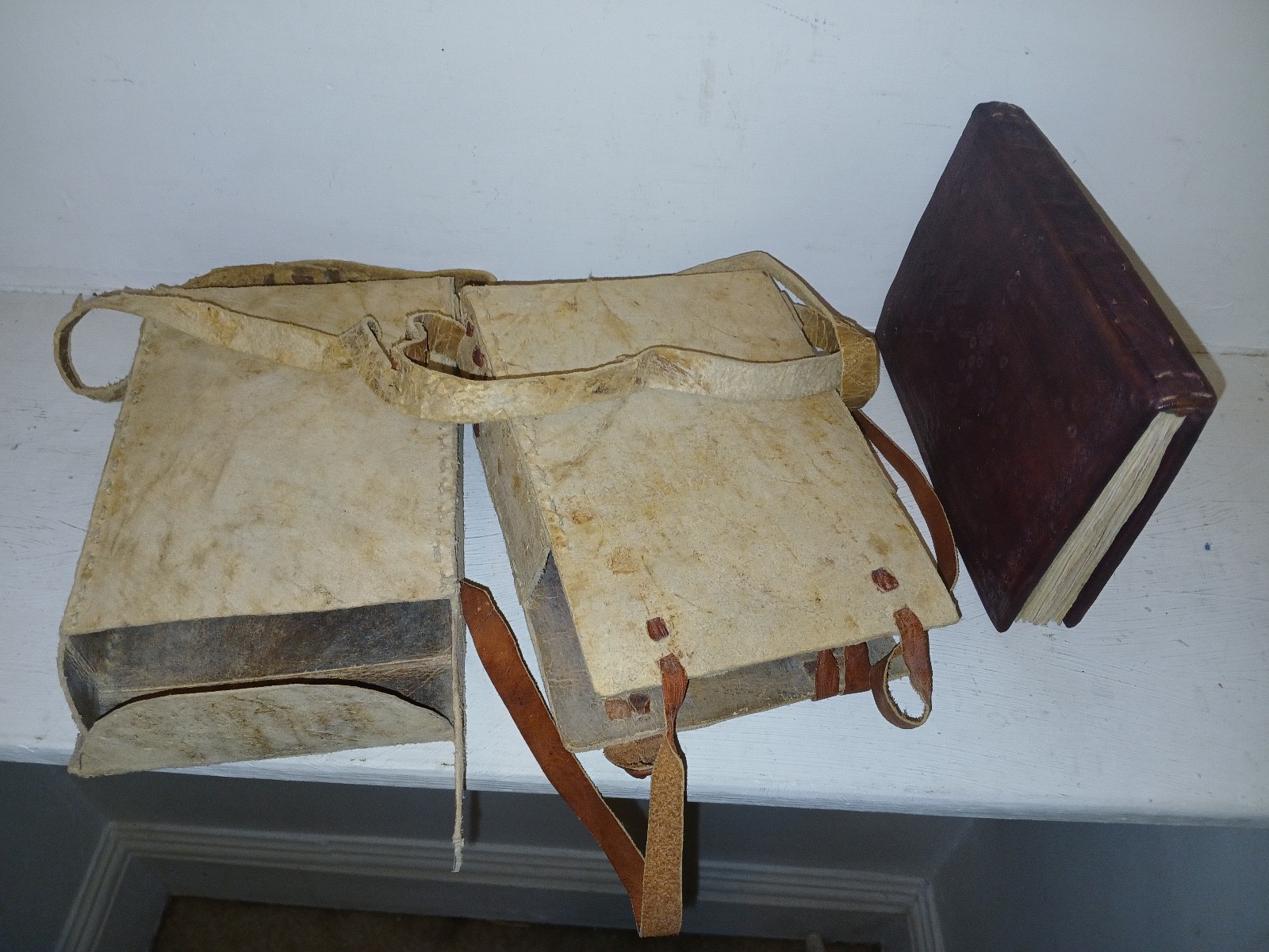 Antique parchment Ethiopian Orthodox Bible Debra Birhan Church Gondar Antique parchment Ethiopian Orthodox Bible Debra Birhan Church Gondar
