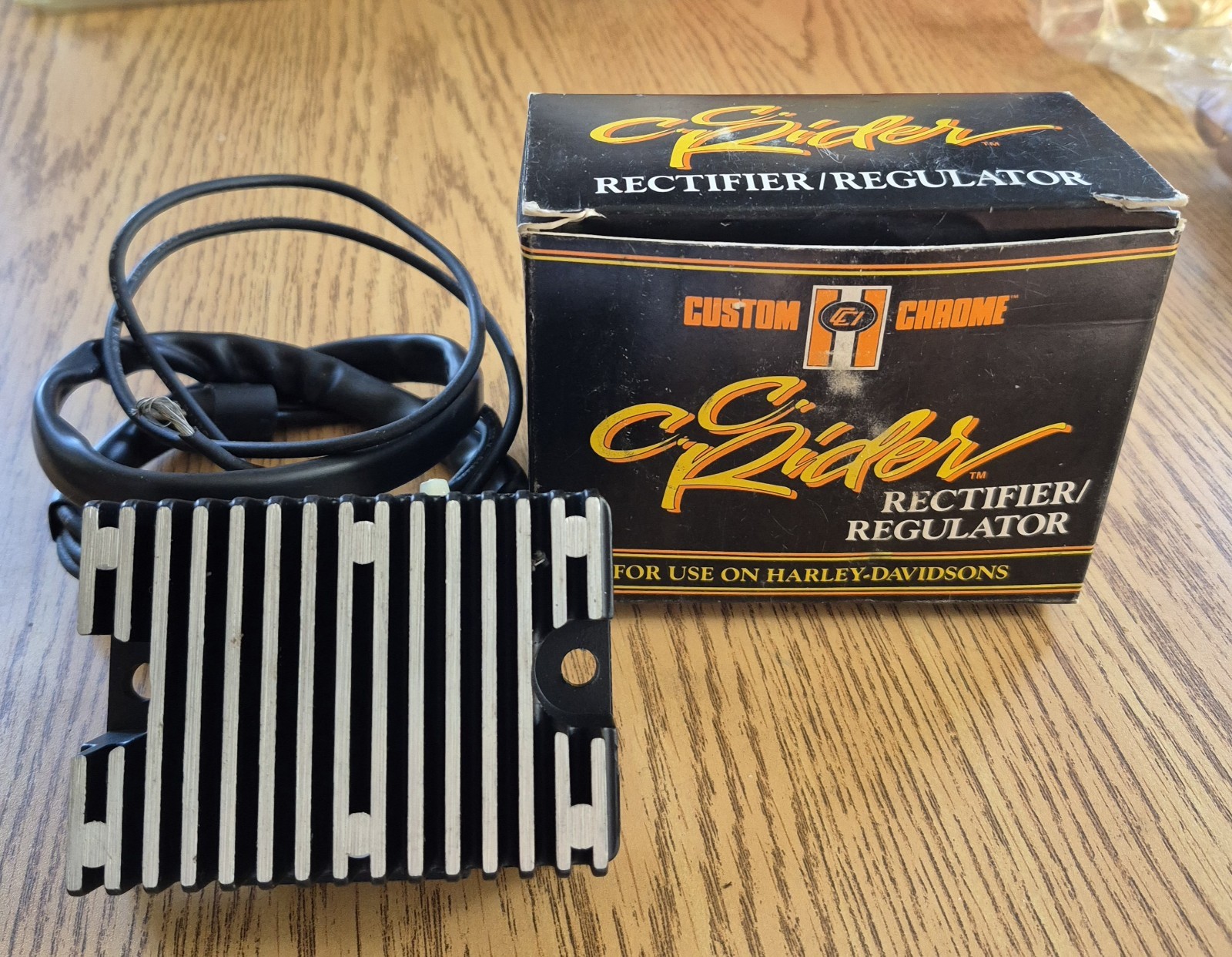 CUSTOM CHROME  HD SPORTSTER MODELS 1984~90; 25-357 RECTIFYER/REGULATOR, NOS