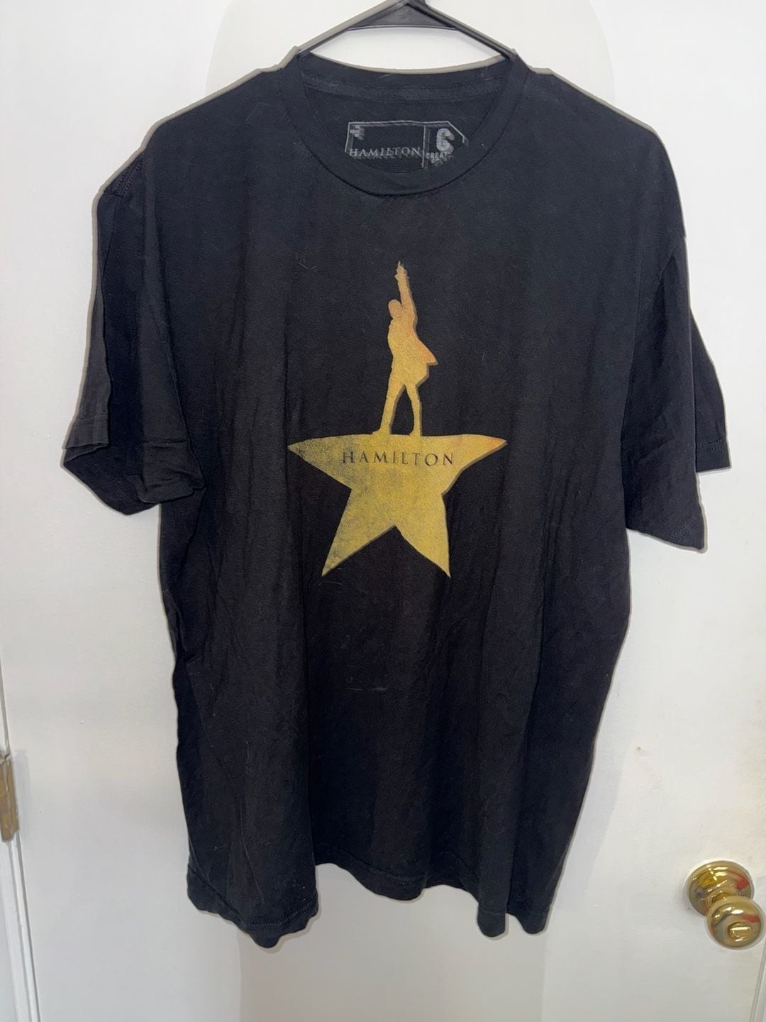 Hamilton The Musical Gold Star T-Shirt