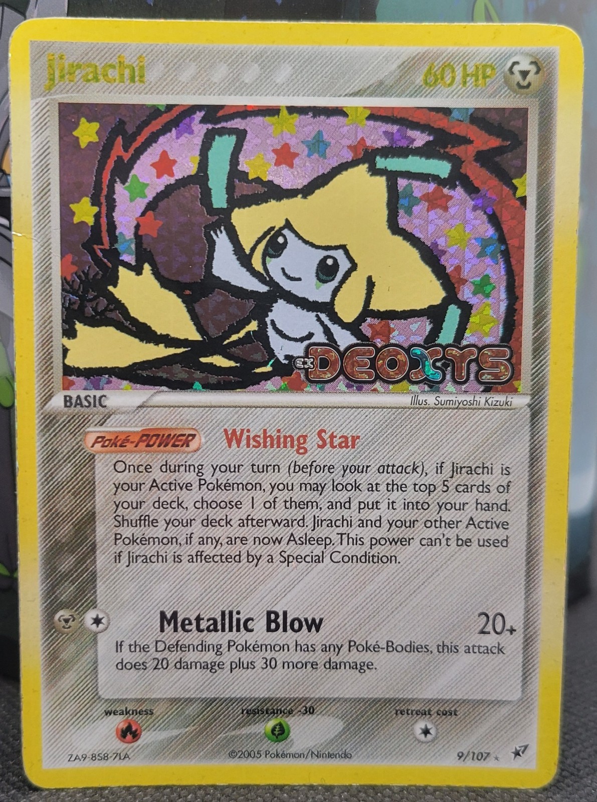 Jirachi 9/107 EX Deoxys Reverse Holo Jirachi 9/107 EX Deoxys Reverse Holo