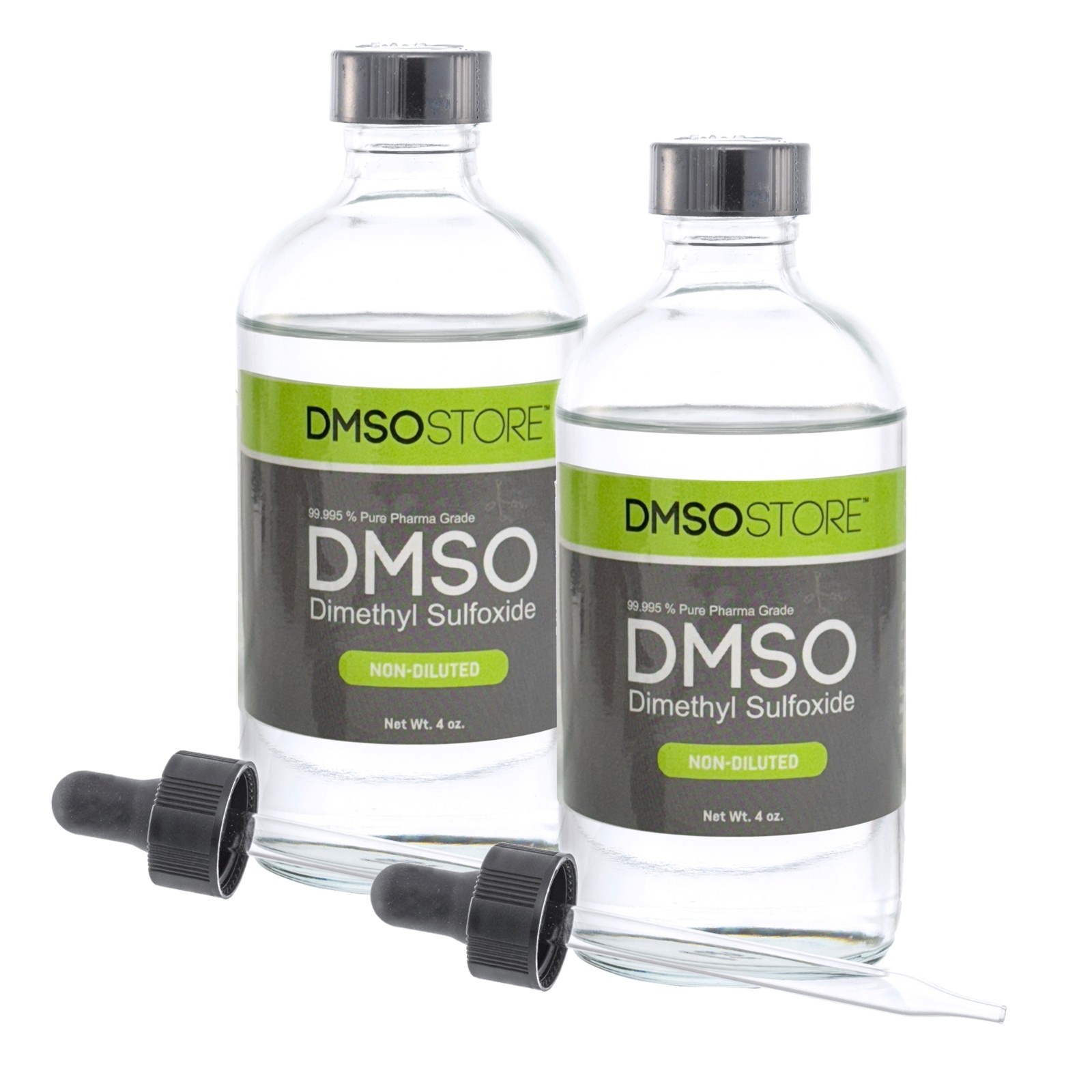 2 Bottle DMSO 4 oz Glass 99.995% Pure USP Pharma Dimethyl Sulfoxide With/Dropper 2 Bottle DMSO 4 oz Glass 99.995% Pure USP Pharma Dimethyl Sulfoxide With/Dropper