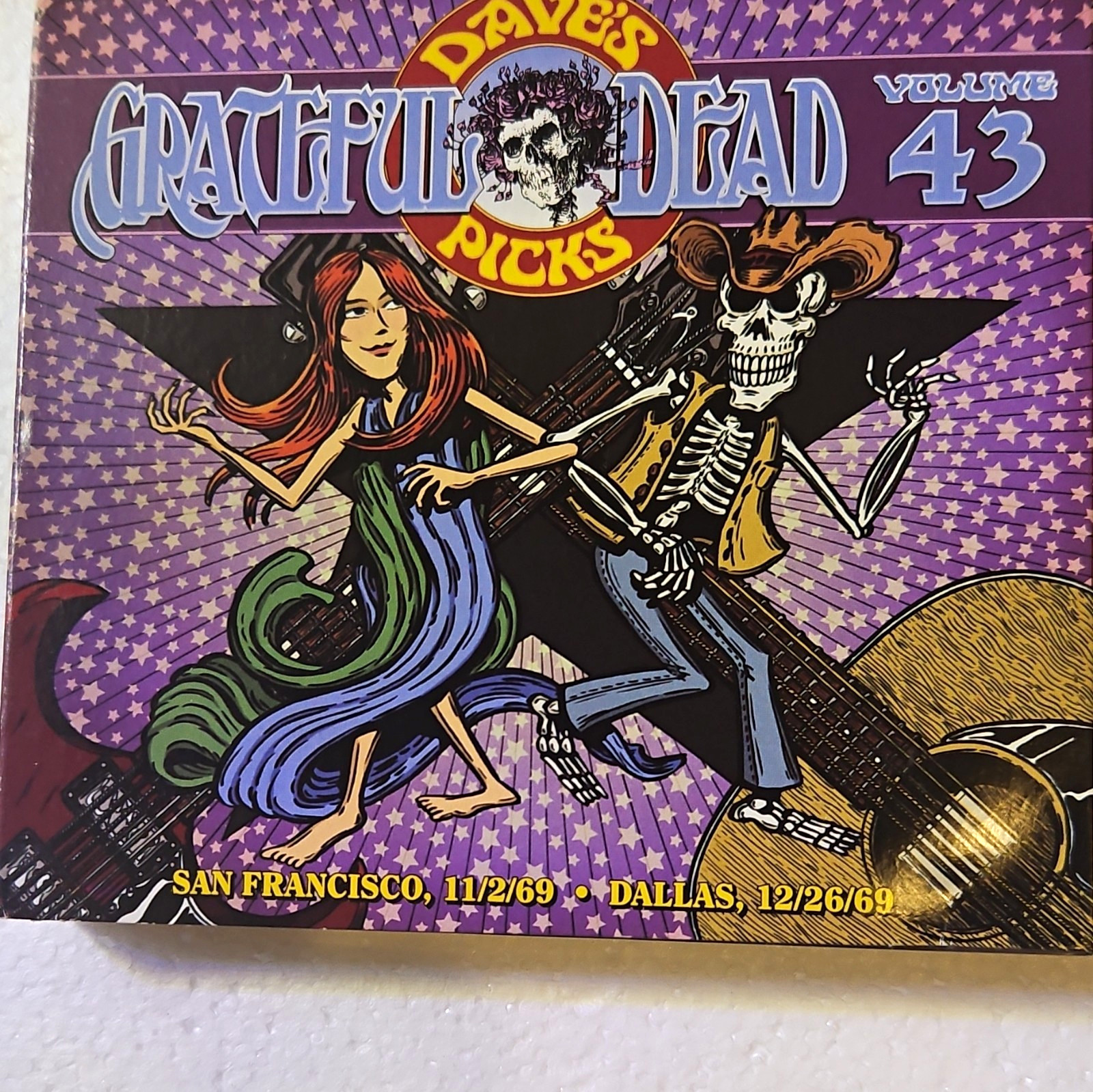 grateful dead dave\'s picks vol 43 san francisco 11/2/69 dallas 12/26/69 cd