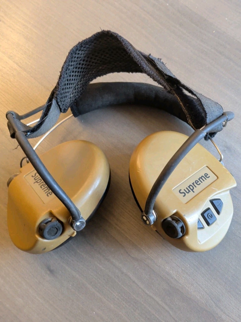 Rare SORDIN SUPREME Military MIL AUX Headset Neckband Sand TESTED WORKS 76308