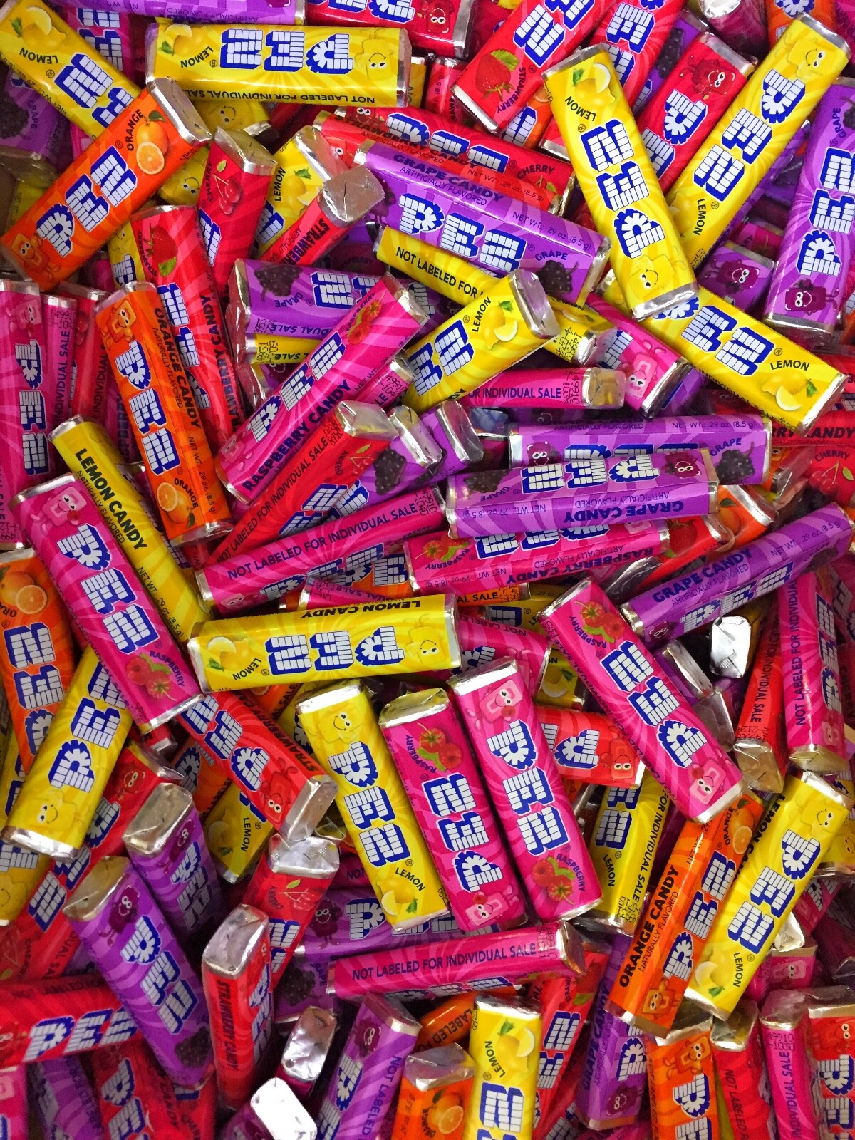 PEZ Candy Refills in 1 lb. Bulk, Assorted Fruit Flavors ~ PEZ Candy Refills in 1 lb. Bulk, Assorted Fruit Flavors ~