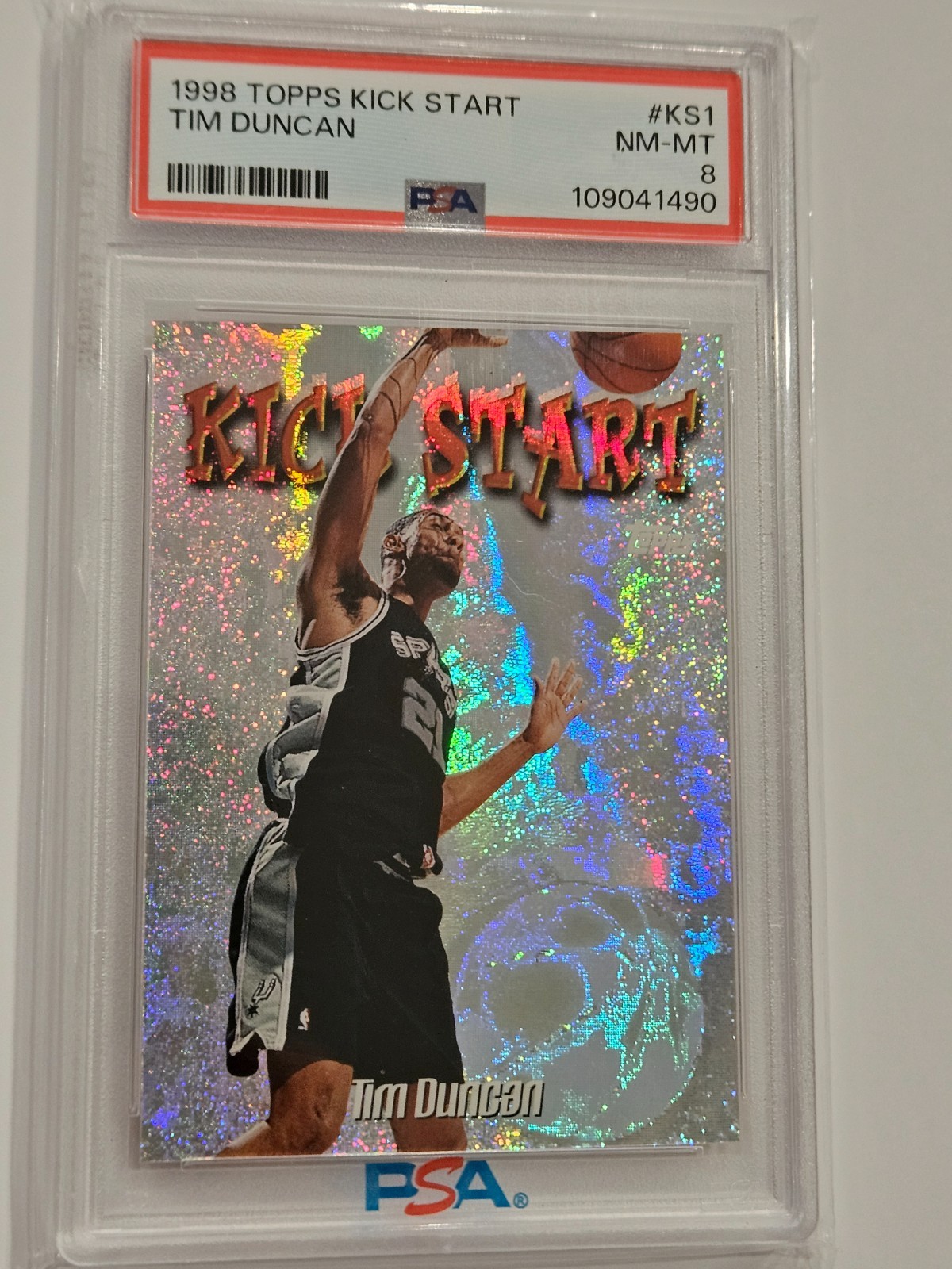 1998-99 Topps - Kick Start Tim Duncan #KS1 🔥  rare holographic