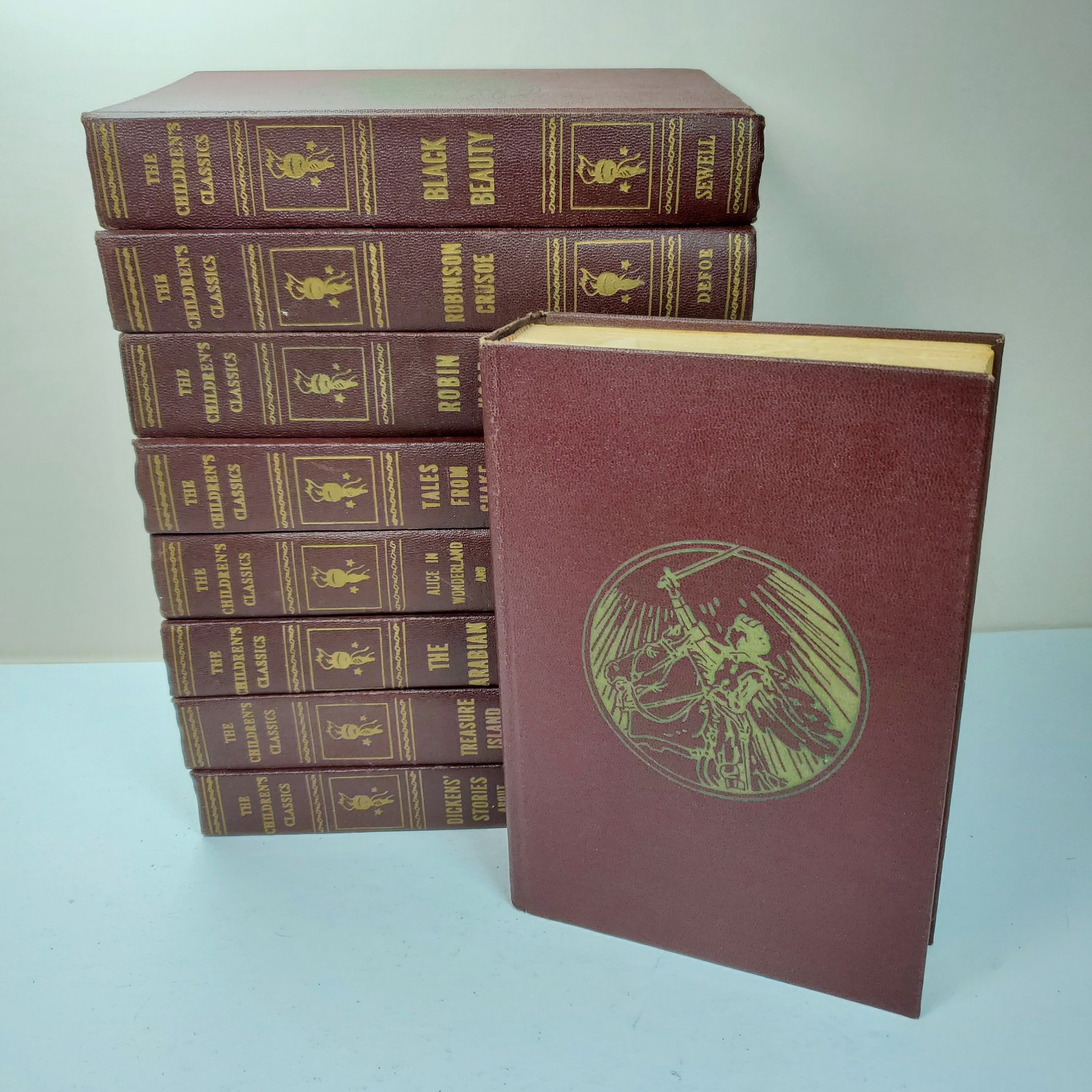 1920's The Children's Classics 9 Volume Set by John C. Winston Co