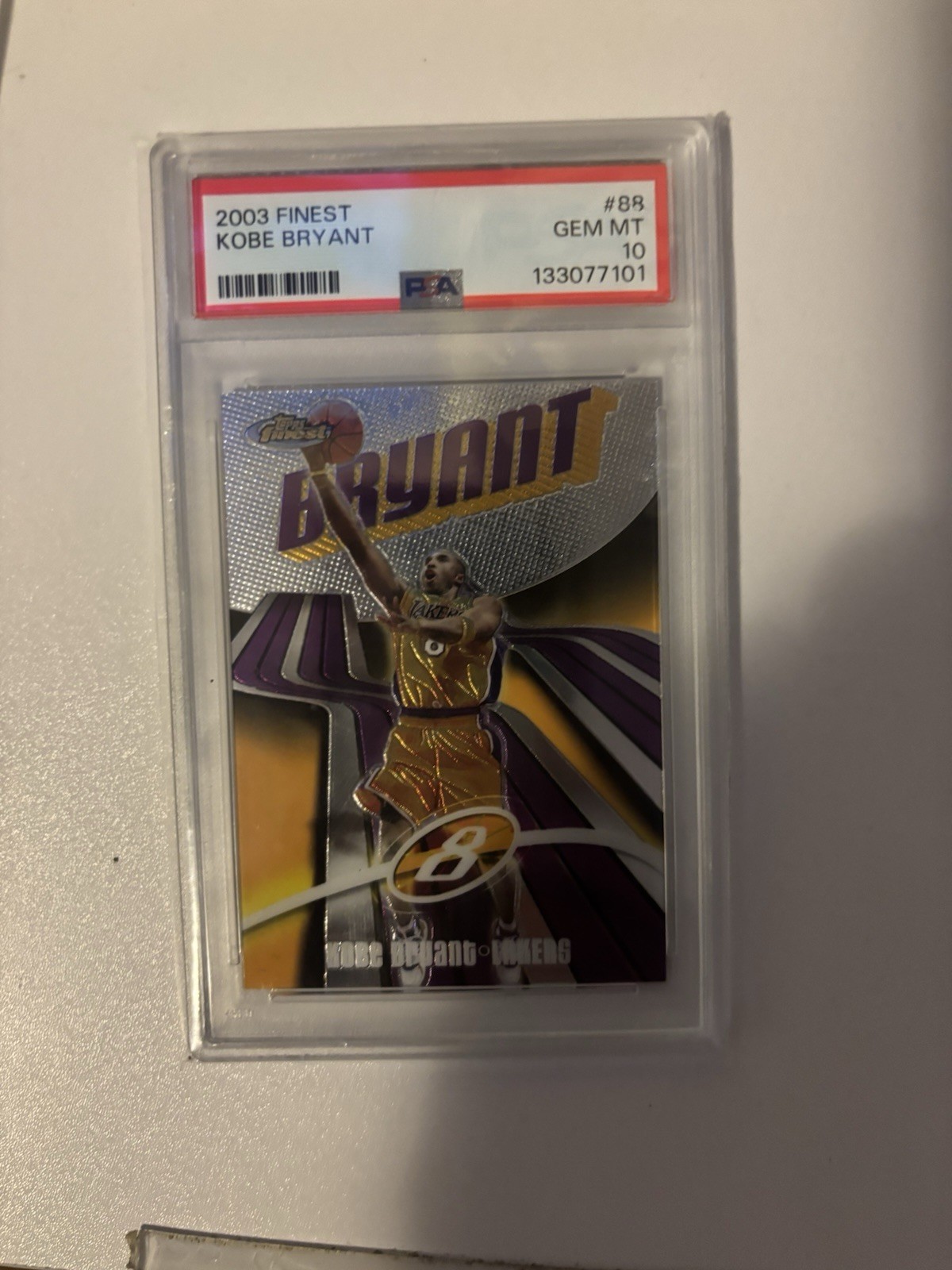 2003-04 Topps Finest - Kobe Bryant #88