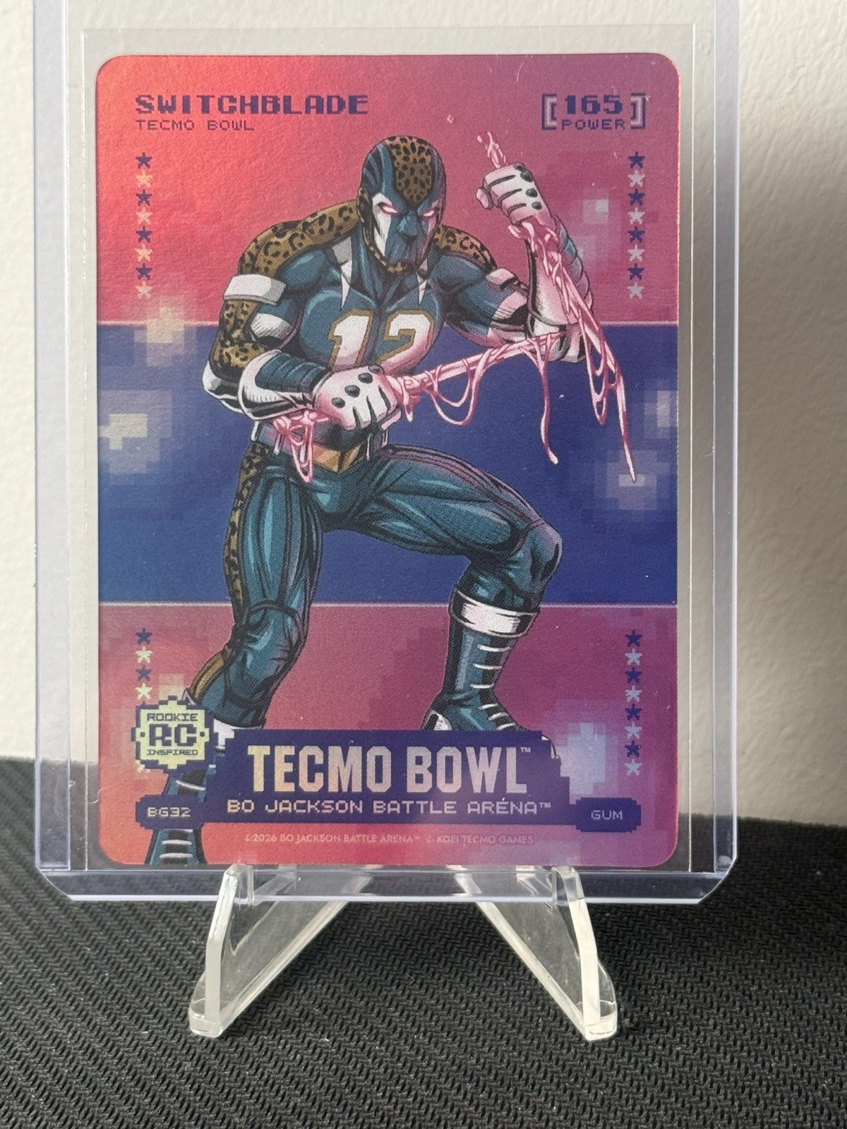 Bo Jackson Battle Arena Tecmo Bowl Bubble Gum Switchblade Travis Hunter 165 SP