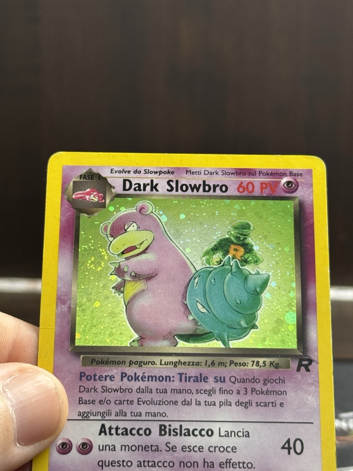 Dark Slowbro 12/82 Team Rocket Holo