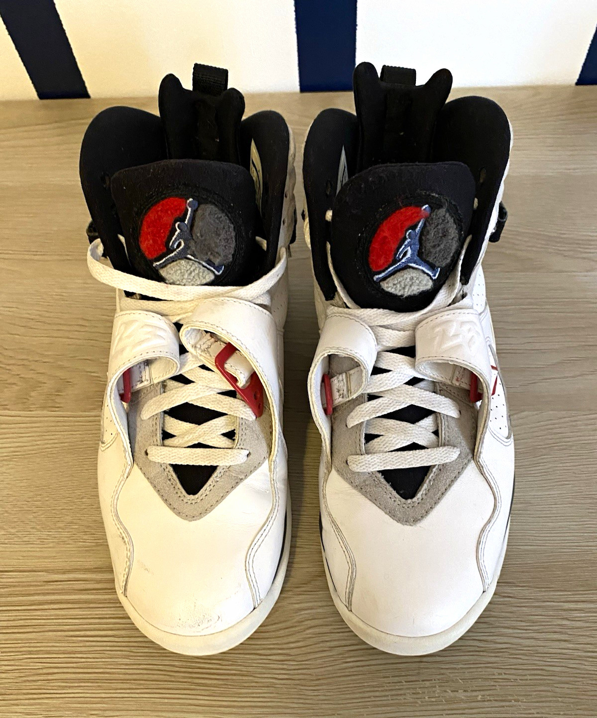 Air Jordan 8 Retro \'Bugs Bunny\' 2013 White/Red/Black Sneakers 305381-103