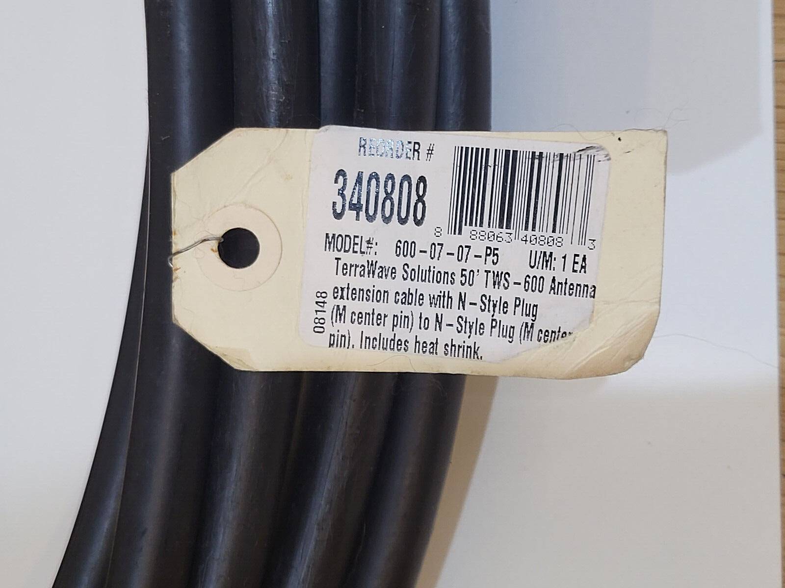 TWS-600  Ultra-Low-Loss Coaxial Antenna WiFi Cable, NM-NM, 50\'