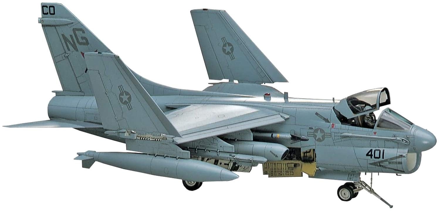 HASEGAWA A-7D/E Corsair II US Navy Aircraft Model Kit 1/48