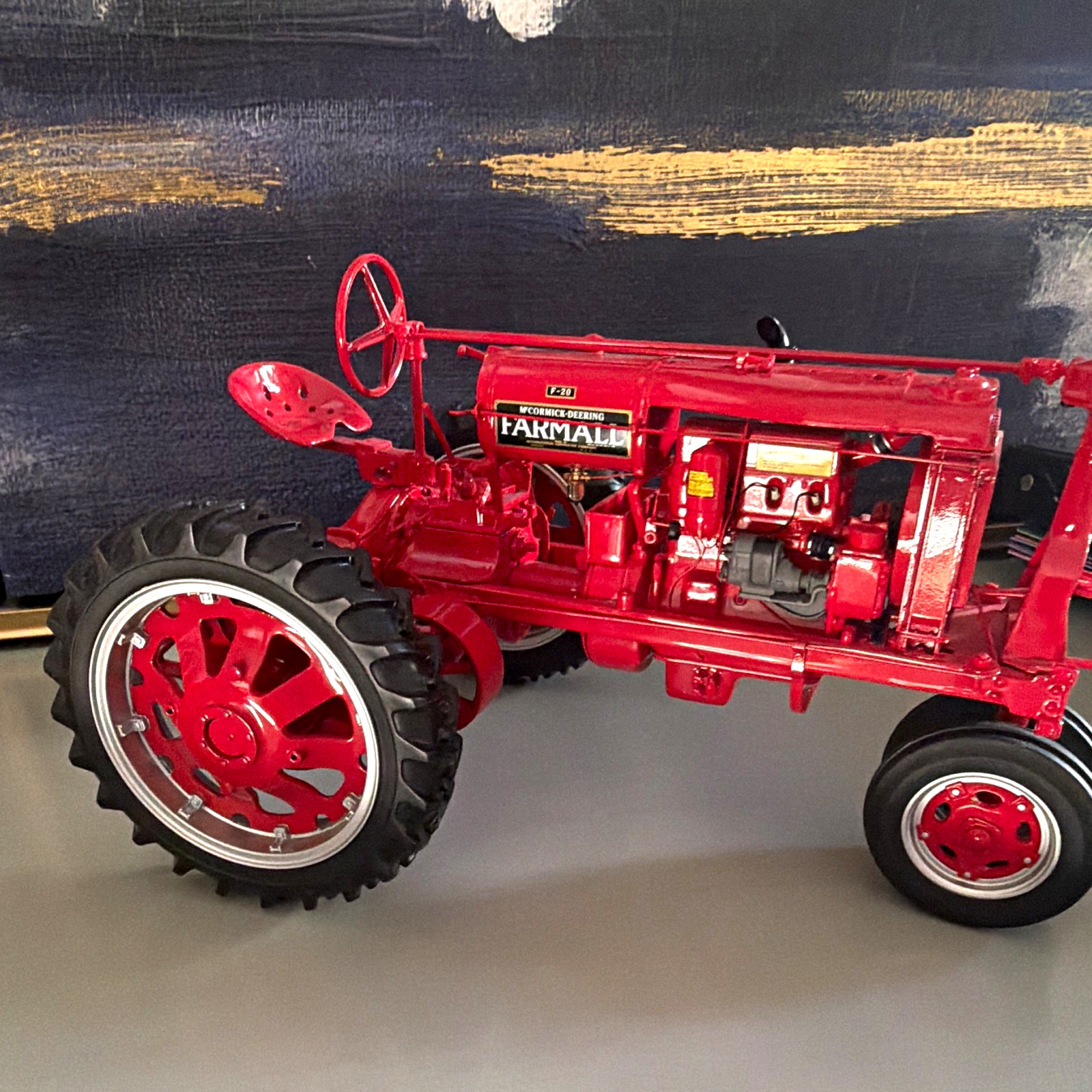 Farmall F-20 Precision Series 1:16 Diecast Tractor 1937 Red/Black Steering Farmall F-20 Precision Series 1:16 Diecast Tractor 1937 Red/Black Steering