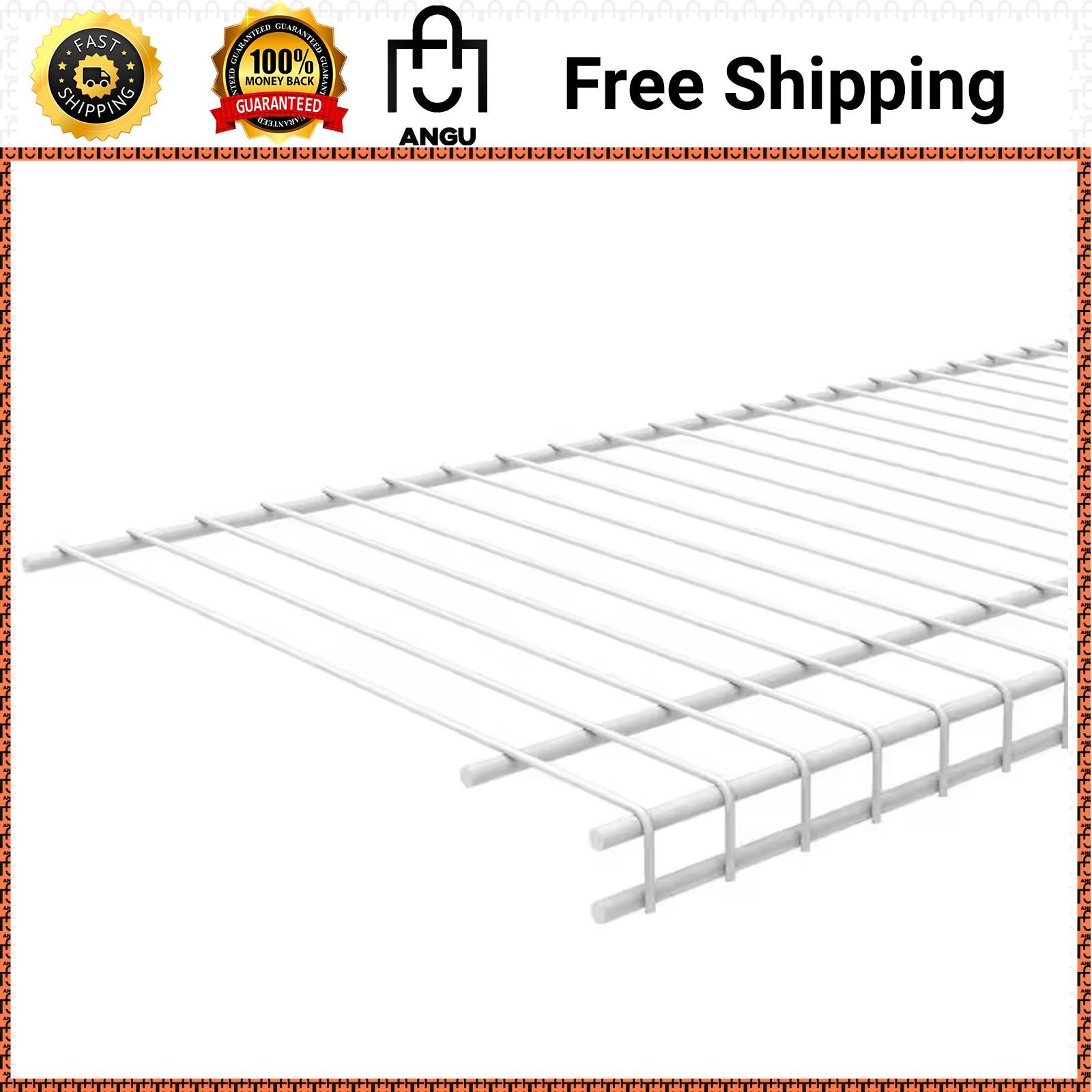 Superslide 72 In. L X 12 In. D White Wire Closet Shelf