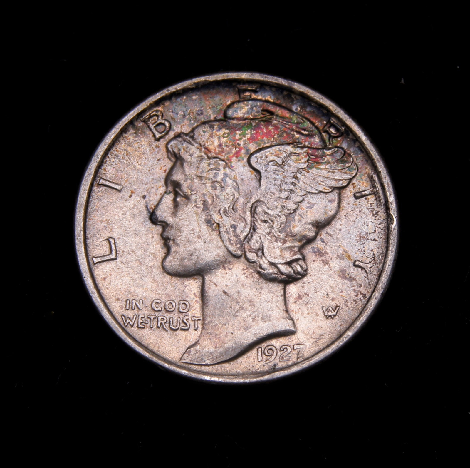 1927-D Mercury Dime AU++