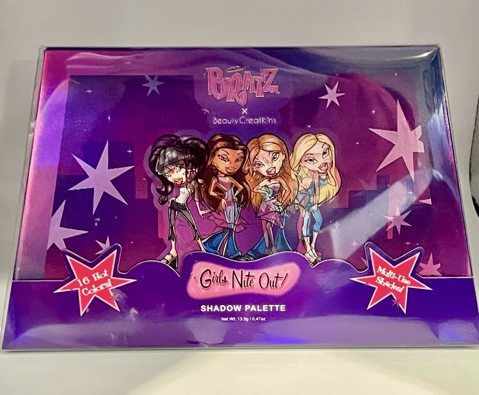 BRATZ X BEAUTY CREATIONS GIRLS NIGHT OUT SHADOW PALETTE BRAND NEW NEVER OPENED