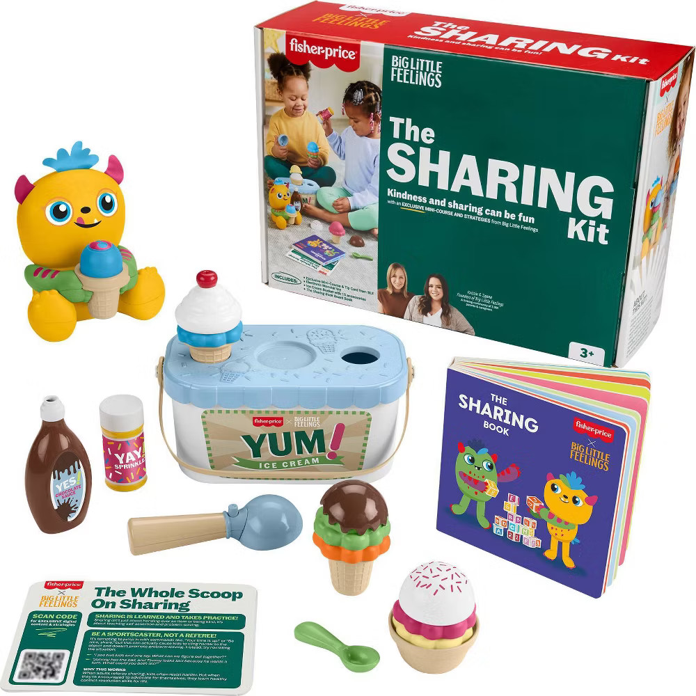 Fisher-Price Big Little Feelings The Sharing Kit - Kindness & Sharing Toy Set