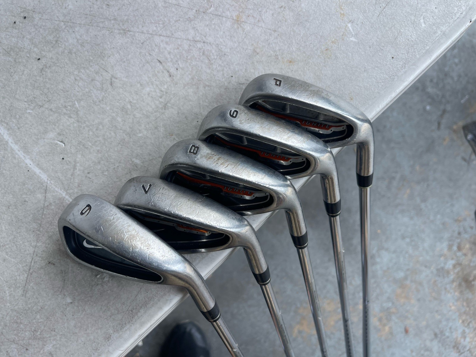 Nike Ignite Iron Set 6,7,8,9 + PW RH Ignite True Temper Uniflex Steel