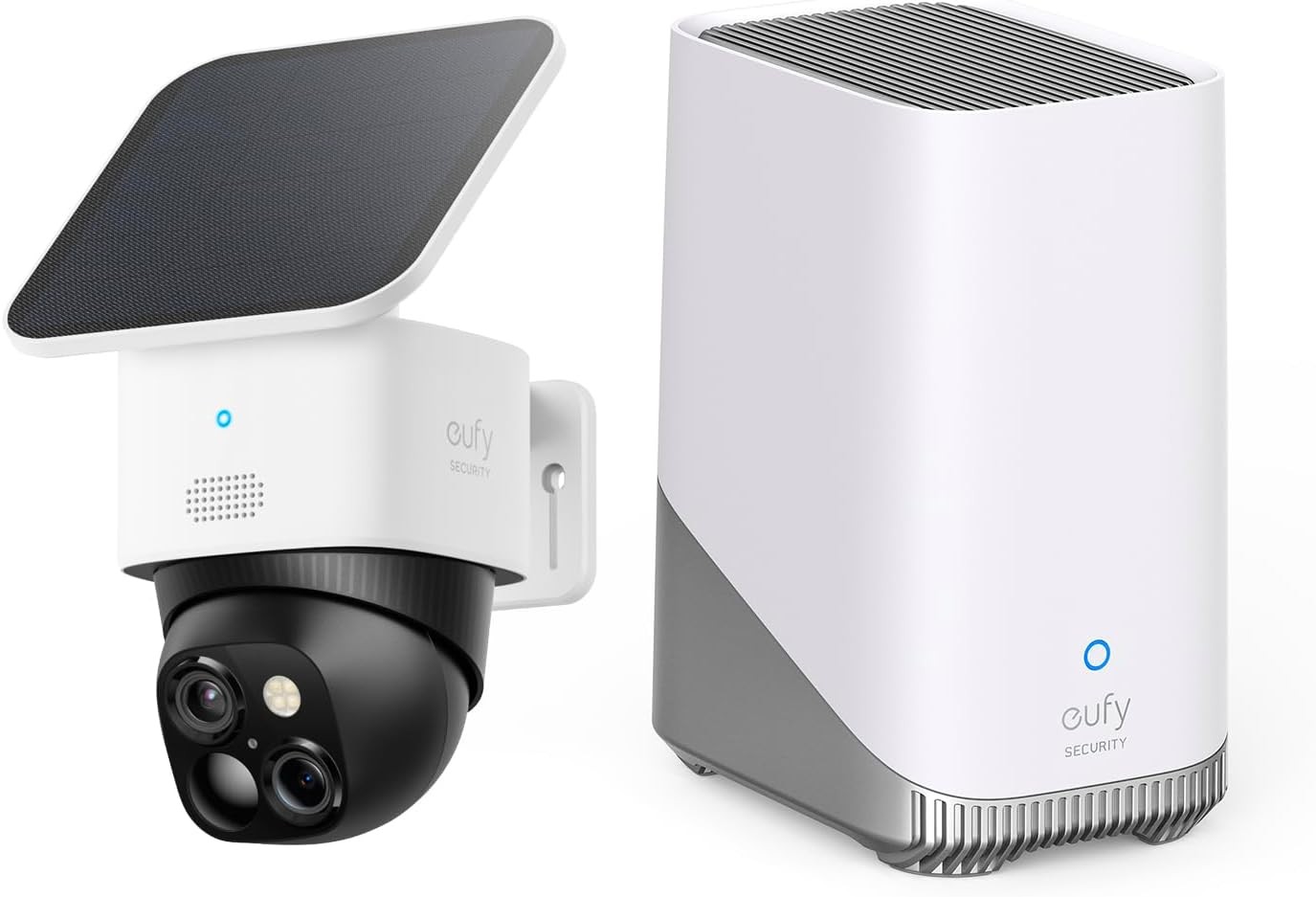 eufy SoloCam S340 with HomeBase 3 Solar Wireless Outdoor 360°Surveillance Wi-Fi