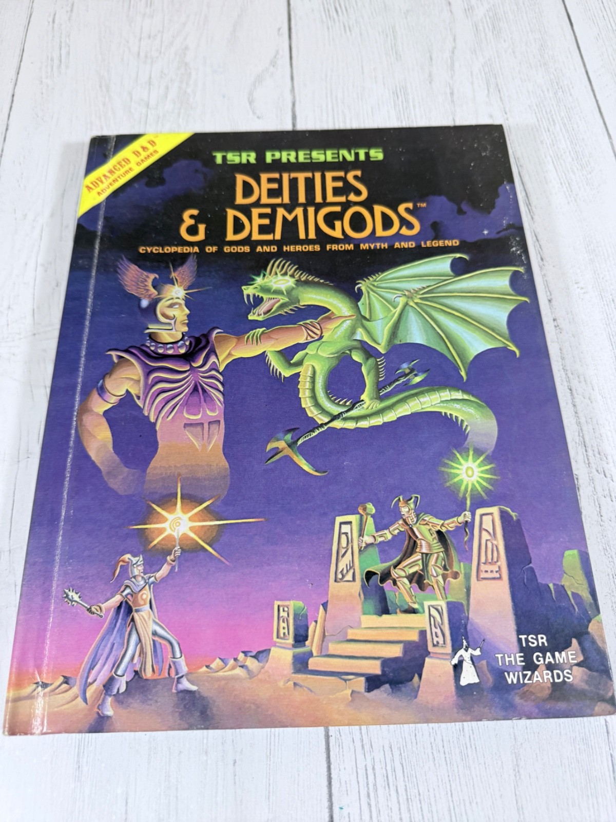 Advanced Dungeons & Dragons Deities Demigods 128 Page EUC HC Book NO Cthulu AD&D