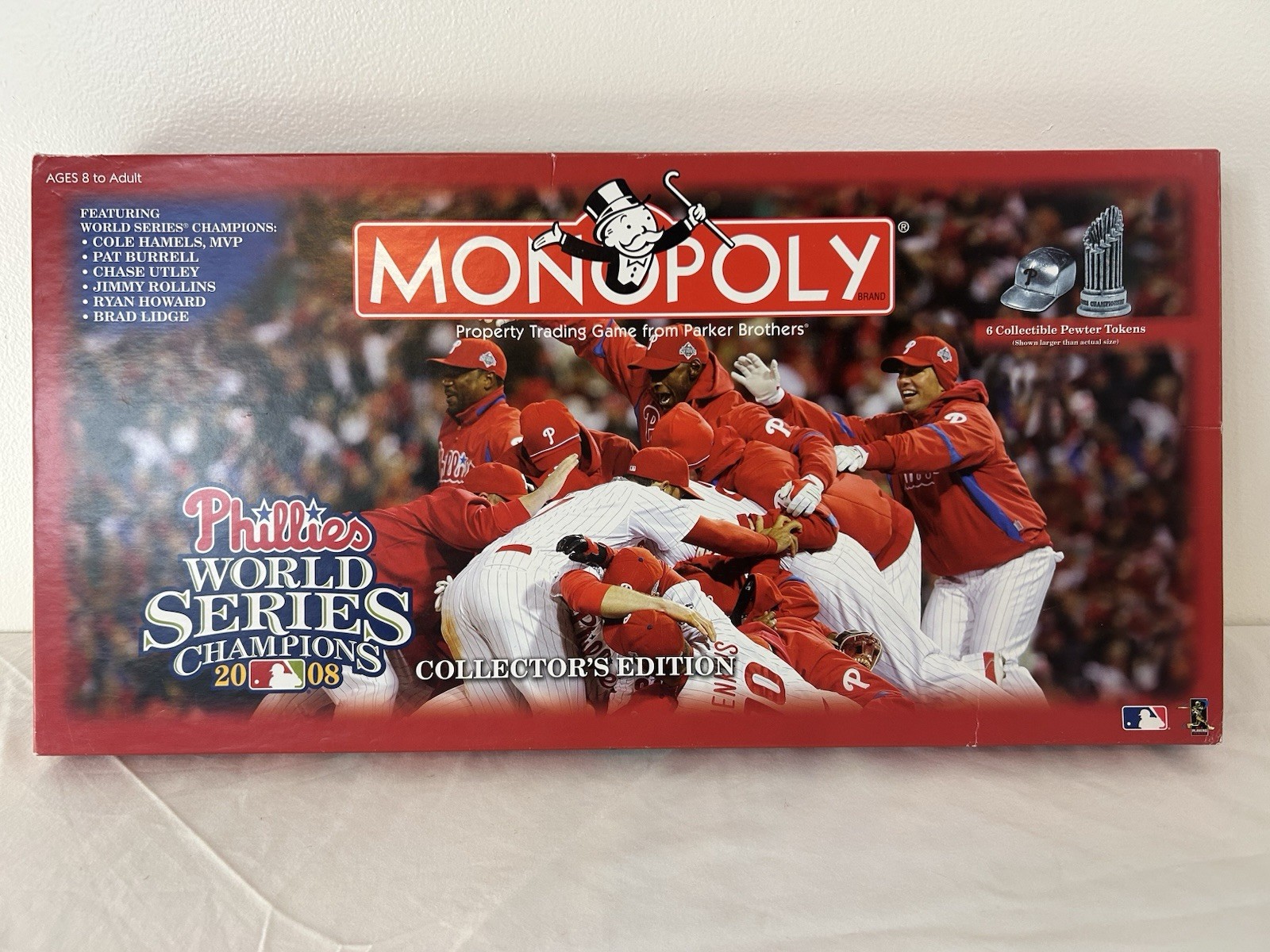 2008 Monopoly Phillies World Series Champions Edition Pewter Tokens COMPLETE 2008 Monopoly Phillies World Series Champions Edition Pewter Tokens COMPLETE