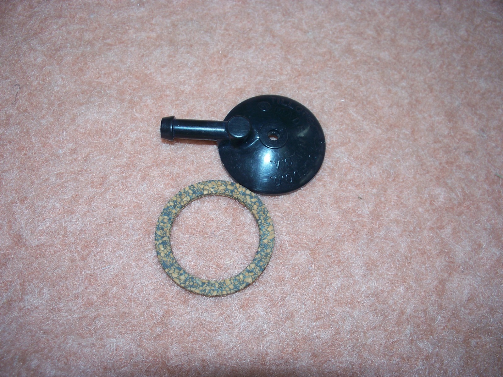 Vintage Snowmobile Tillotson HR HD Carburetor fuel Strainer Cover NEW OEM 014937