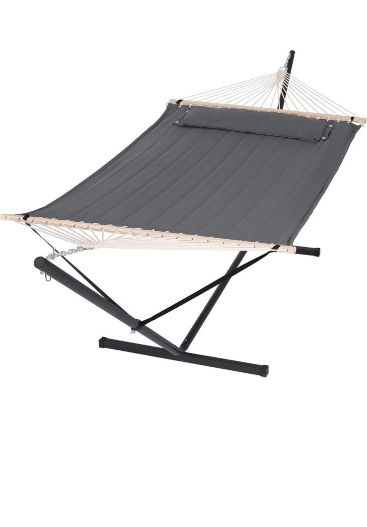 SUNCREAT 2 Person Hammock with Stand, Heavy Duty Portable Hammocks, 475 lbs C...