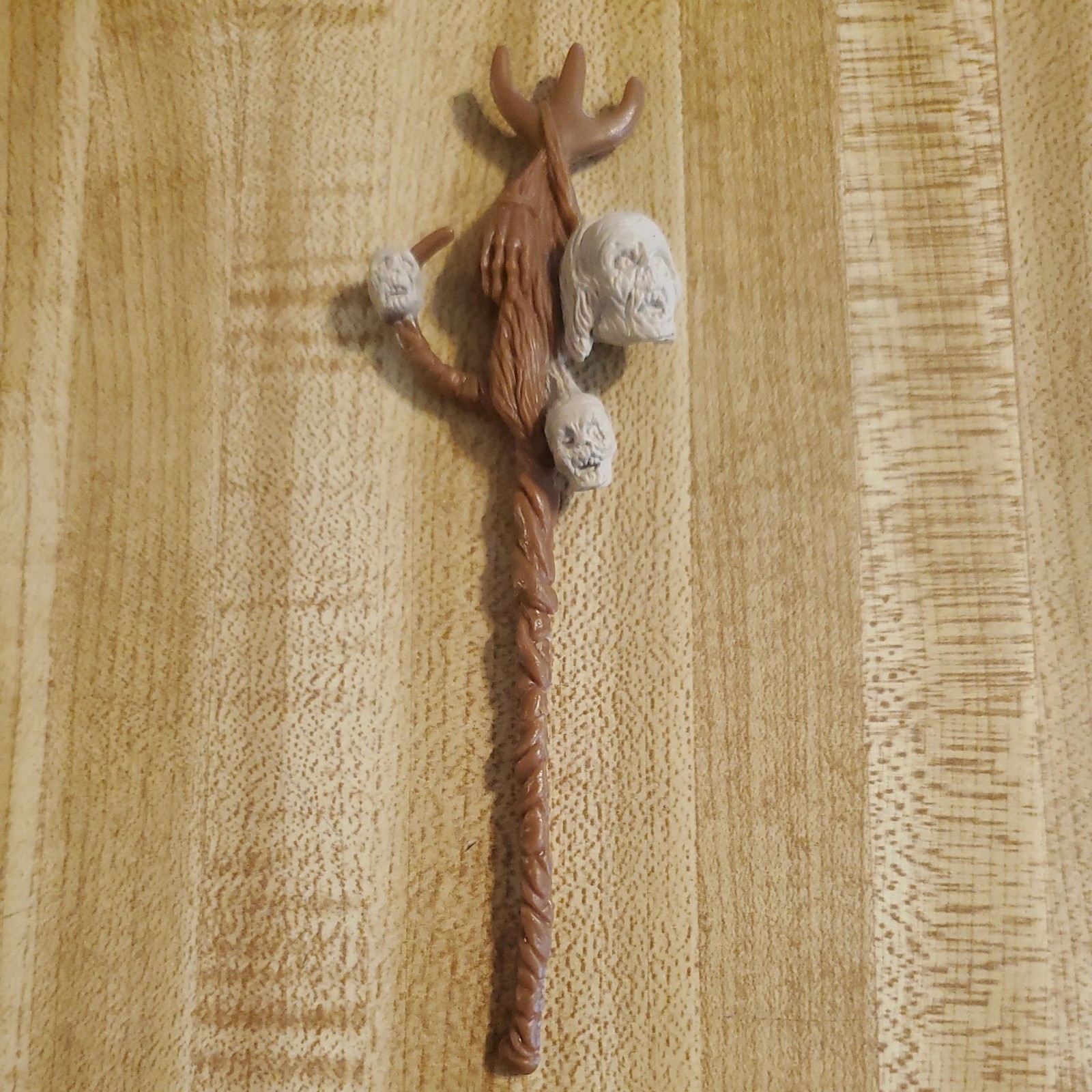 1985 Vintage Star Wars Amanaman POTF LAST 17 Action Figure Skull Staff Weapon