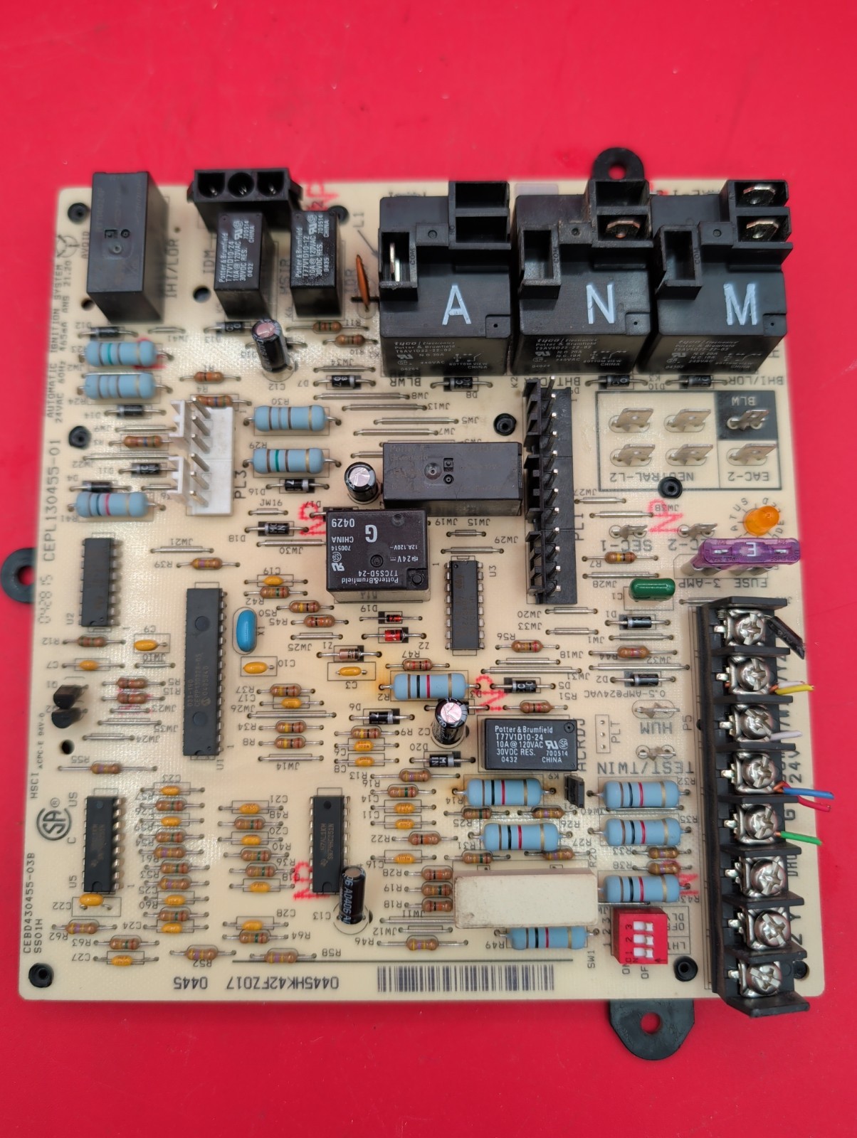 Carrier Bryant Payne CEPL130455-01 HK42FZ017 Furnace Control Board CEBD430455-03