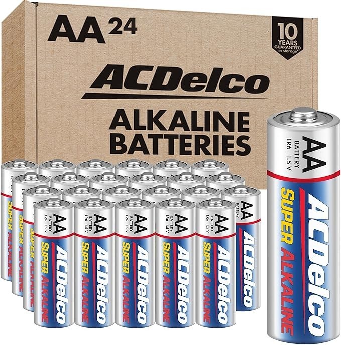 ACDelco AA Super Alkaline Batteries, 24-Count , 