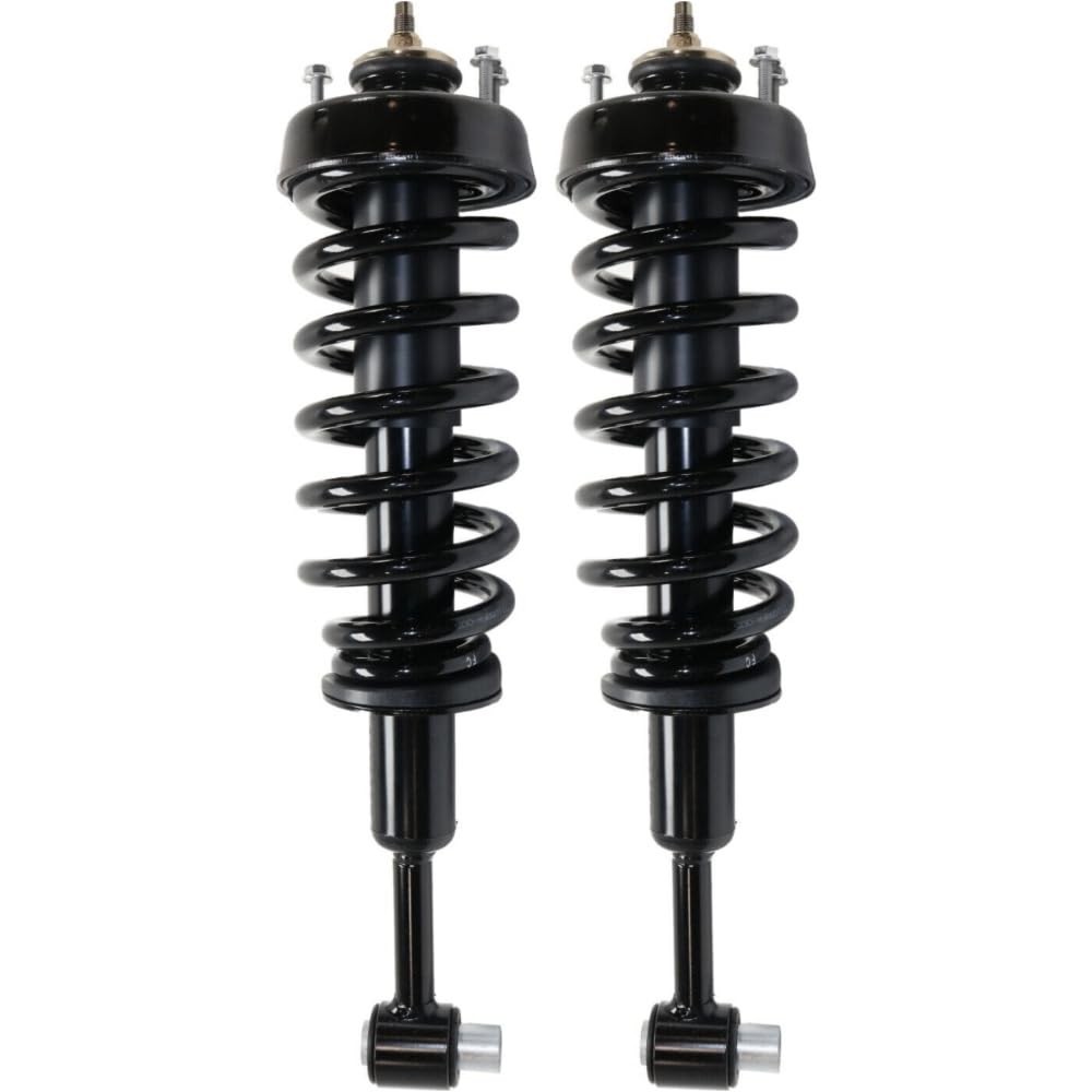 1 Pair Front Left Right Side Shocks Black Set Gas Charged TwinTube 16588345