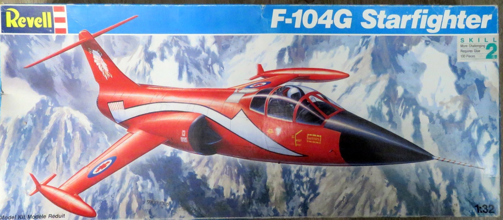 REVELL F-104G Starfighter 1/32 #4731 Airplane Model Kit 