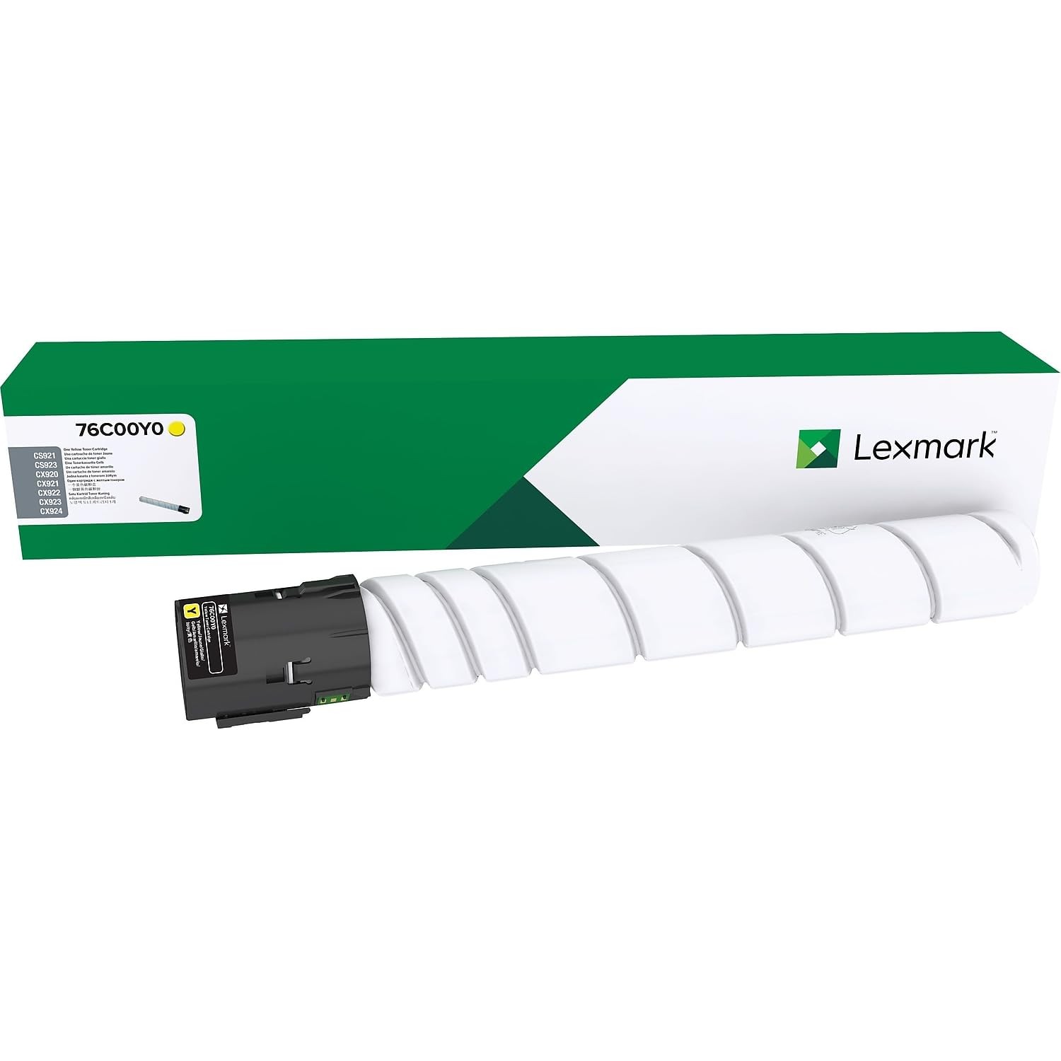 Original Lexmark 76C00Y0 Yellow Toner. New Sealed Box, We Ship Fast Original Lexmark 76C00Y0 Yellow Toner. New Sealed Box, We Ship Fast