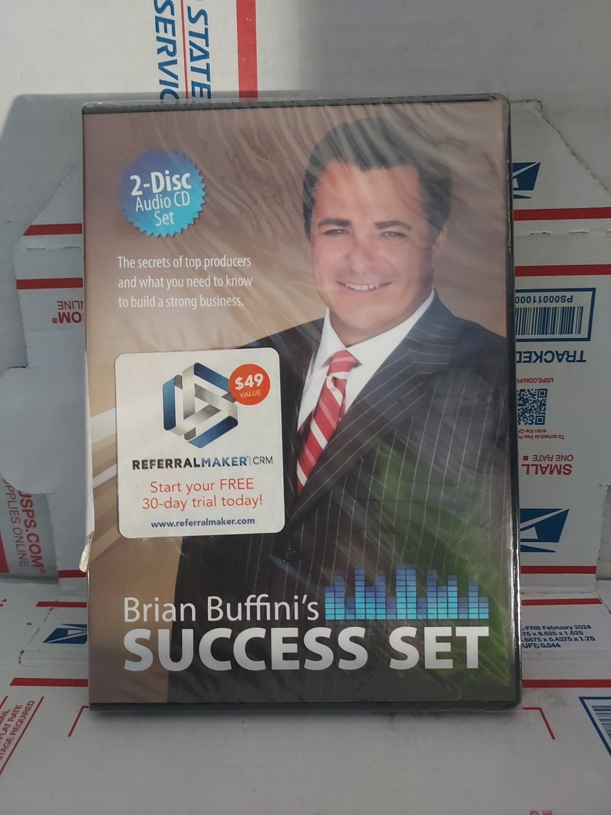 New Sealed Brian Buffini\'s Sucess Set Library 2-Disc CD Set Audiobook - #172
