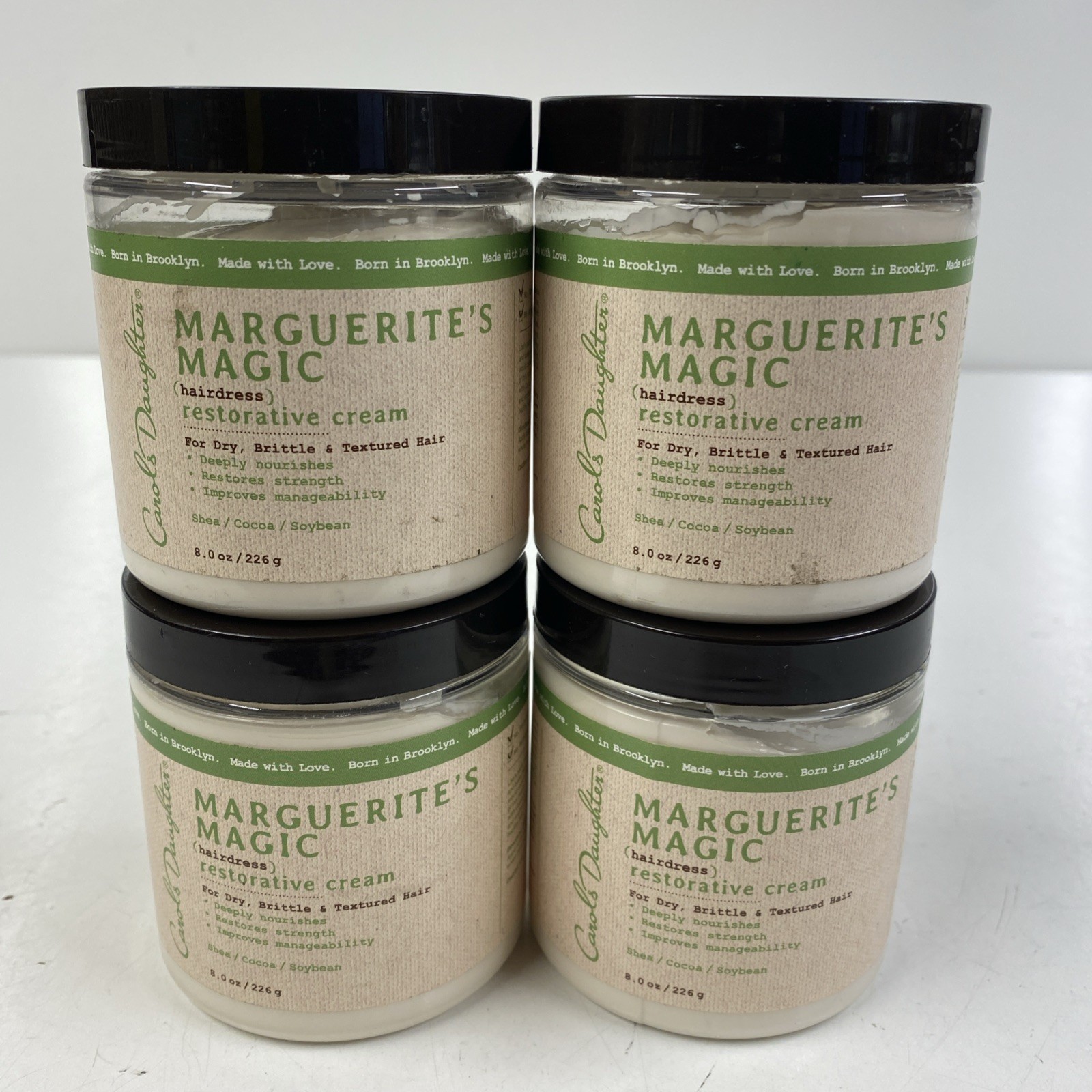 LOT x4 CAROL’S DAUGHTER Marguerite’s Magic Restorative Cream Conditioning  8 Oz