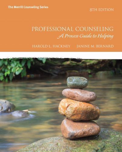 The Professional Counselor : A Process Guide to Helping by Janine M. Bernard...