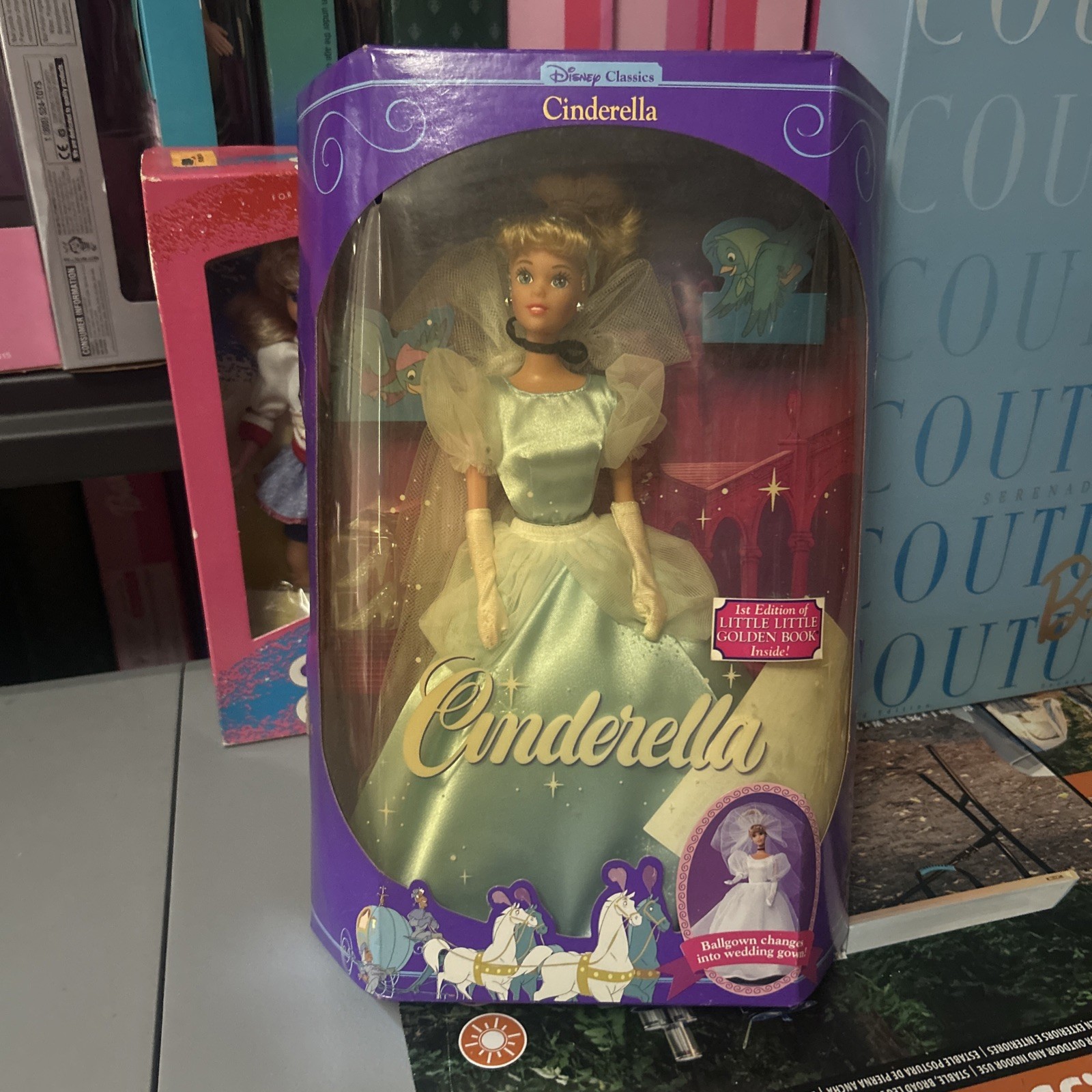 NIB 1991 Mattel Disney Classics Cinderella 1624 NIB 1991 Mattel Disney Classics Cinderella 1624
