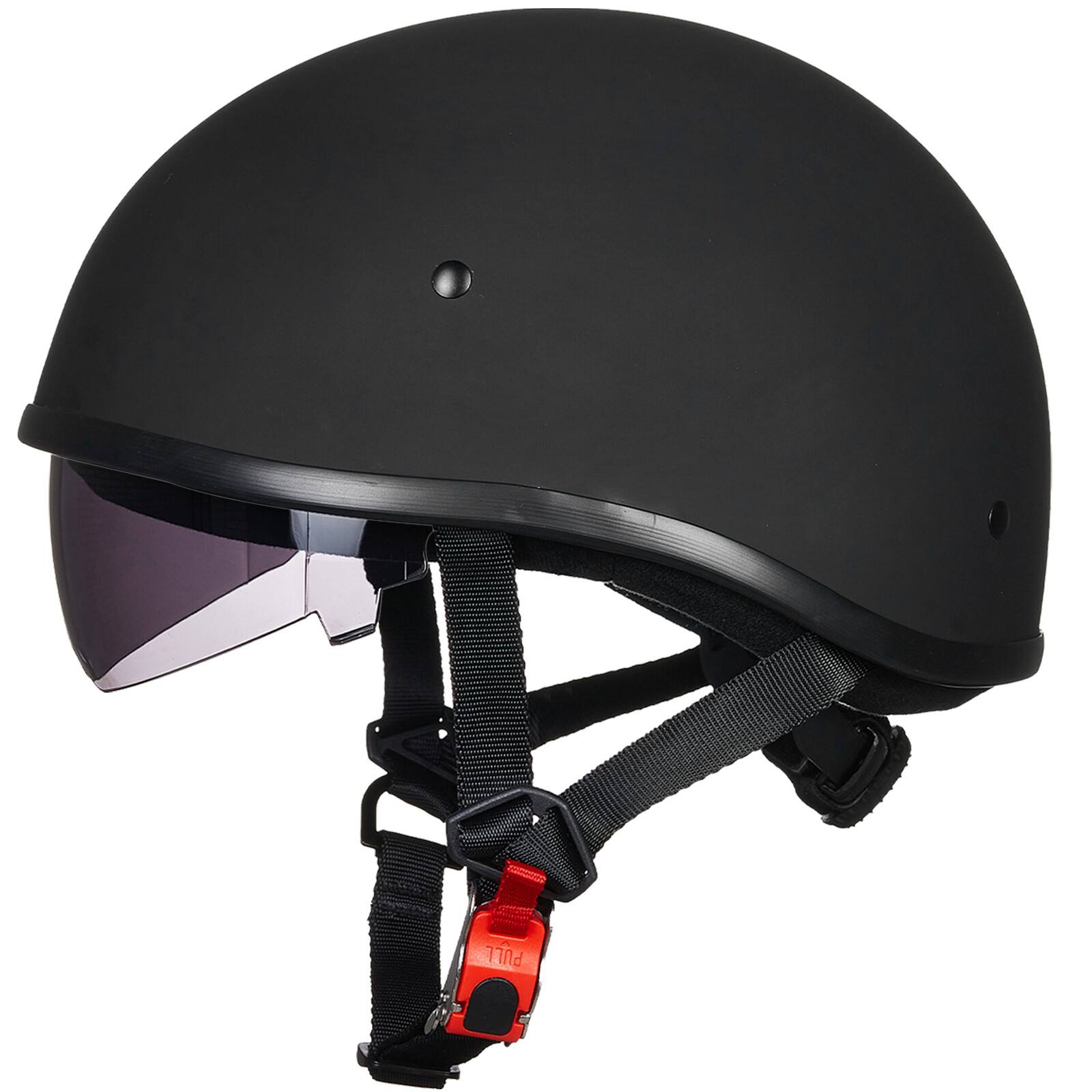 ILM Seller Refurbished Motorcycle Half Helmet Quick Release Strap Sun Visor DOT ILM Seller Refurbished Motorcycle Half Helmet Quick Release Strap Sun Visor DOT