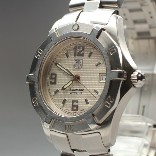 [EXC+5] TAG Heuer Exclusive WN2110 Silver 39mm Date Men\'s Automatic Watch JP R10